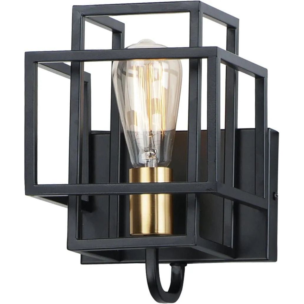 Maxim Lighting - Liner Wall Sconce - 10241BKSBR | Montreal Lighting & Hardware