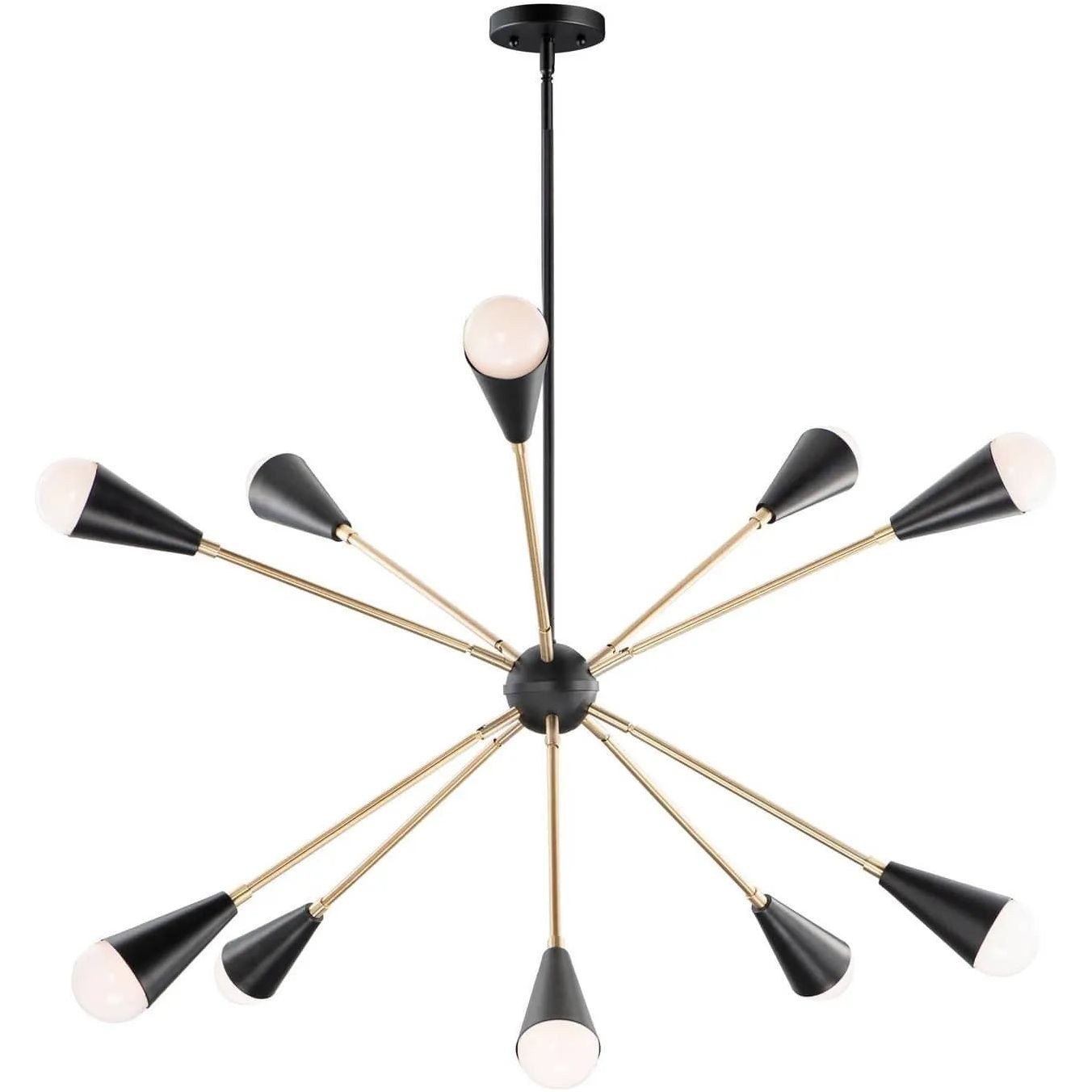 Maxim Lighting - Lovell Starburst Pendant - 11268BKSBR/BUL | Montreal Lighting & Hardware