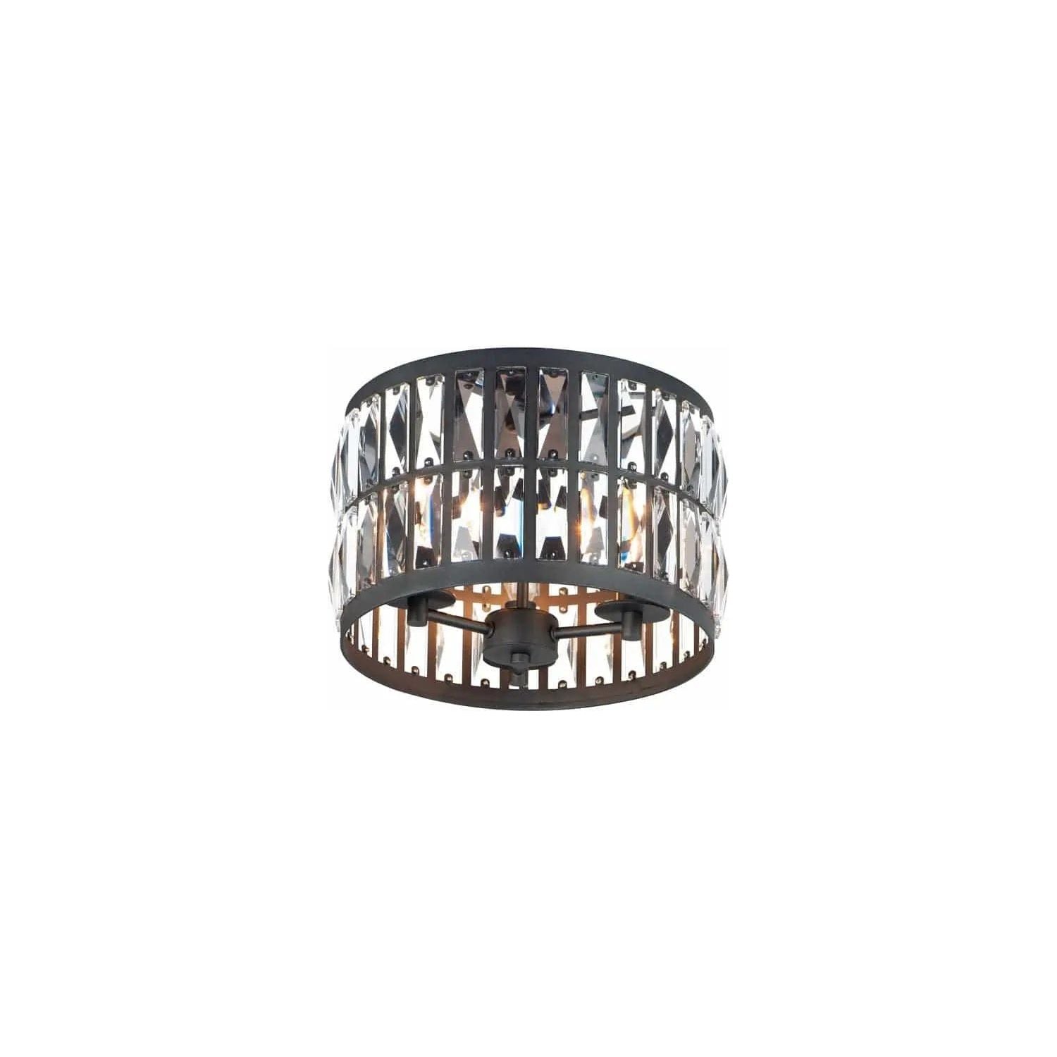 Maxim Lighting - Madeline Flush Mount - 21810BCBK | Montreal Lighting & Hardware