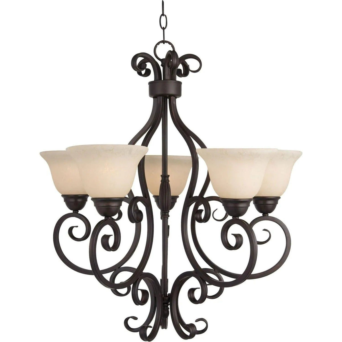 Maxim Lighting - Manor Chandelier - 12205FIOI | Montreal Lighting & Hardware