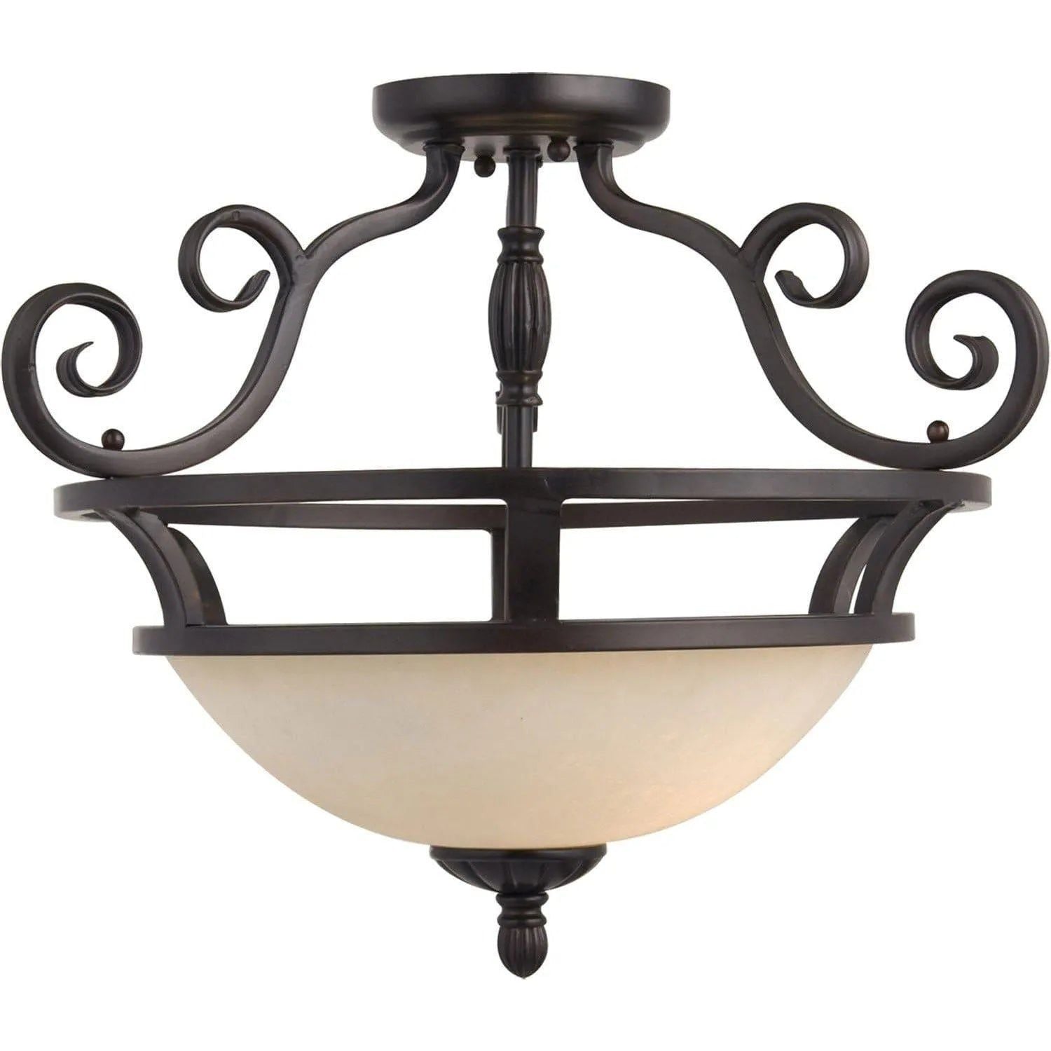 Maxim Lighting - Manor Semi-Flush Mount - 12201FIOI | Montreal Lighting & Hardware