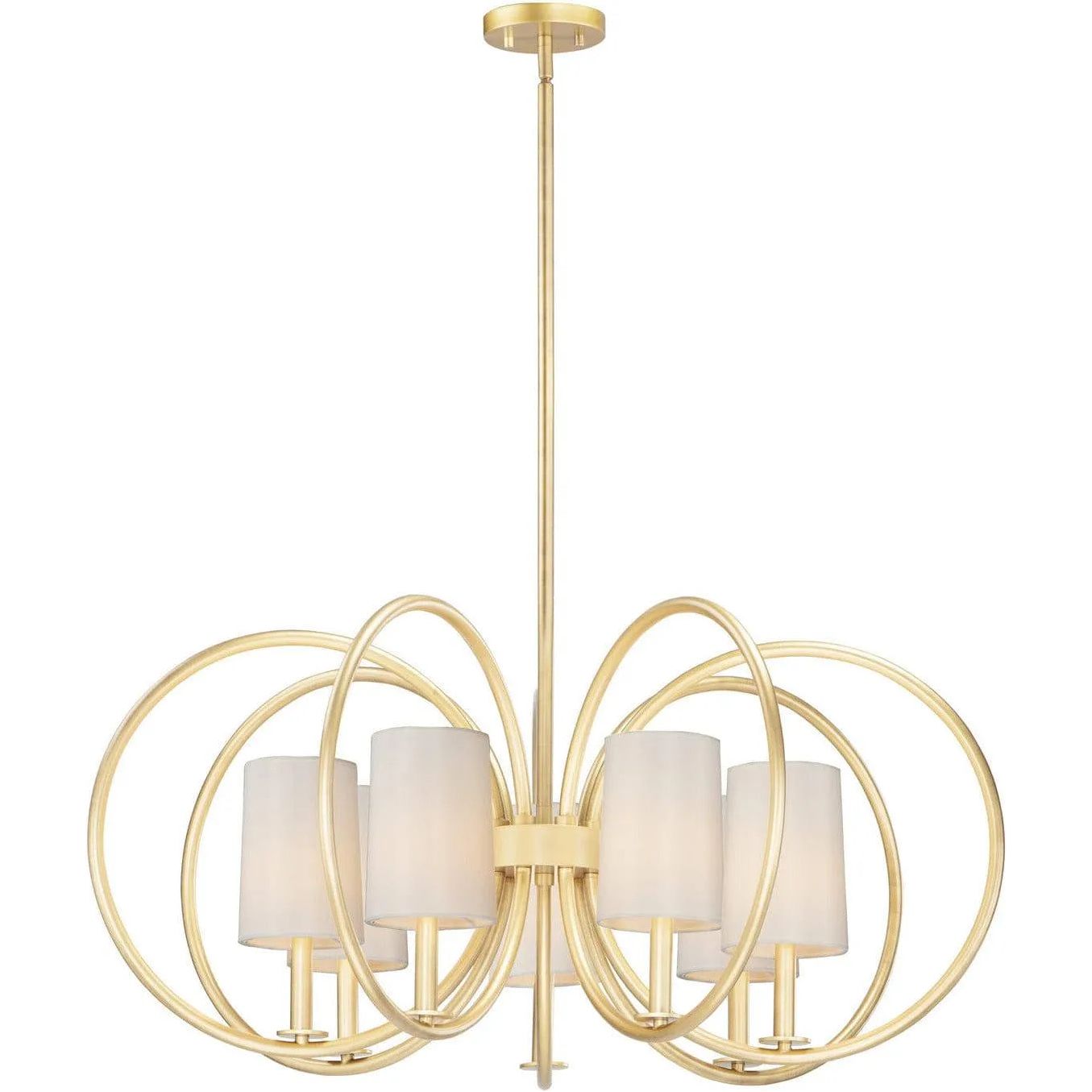 Maxim Lighting - Meridian Chandelier - 25297OFNAB | Montreal Lighting & Hardware