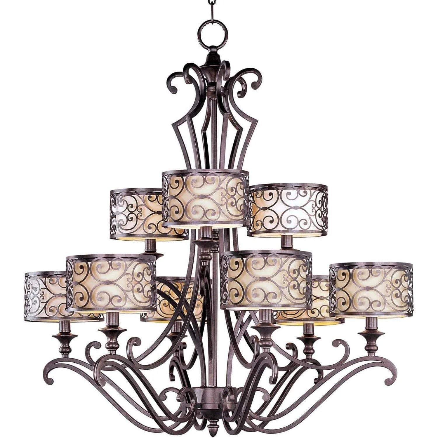 Maxim Lighting - Mondrian Chandelier - 21156WHUB | Montreal Lighting & Hardware