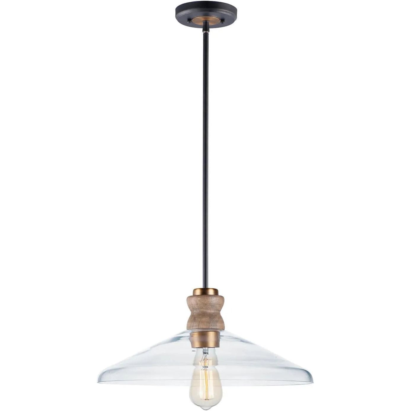 Maxim Lighting - Nelson Pendant - 10100CLWOAB | Montreal Lighting & Hardware