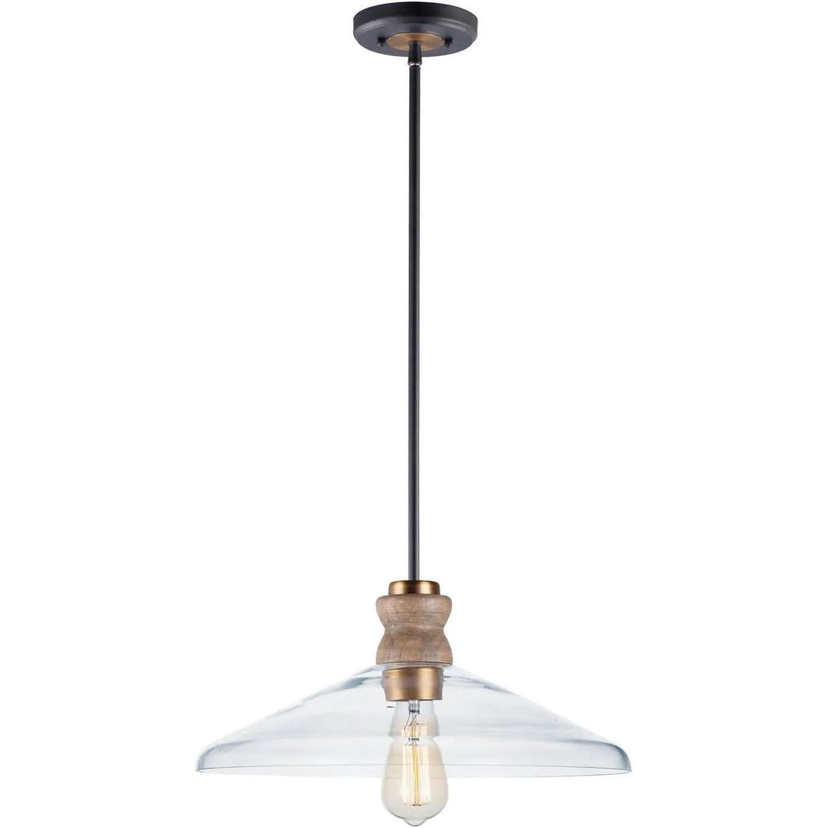 Maxim Lighting - Nelson Pendant - 10100CLWOAB | Montreal Lighting & Hardware