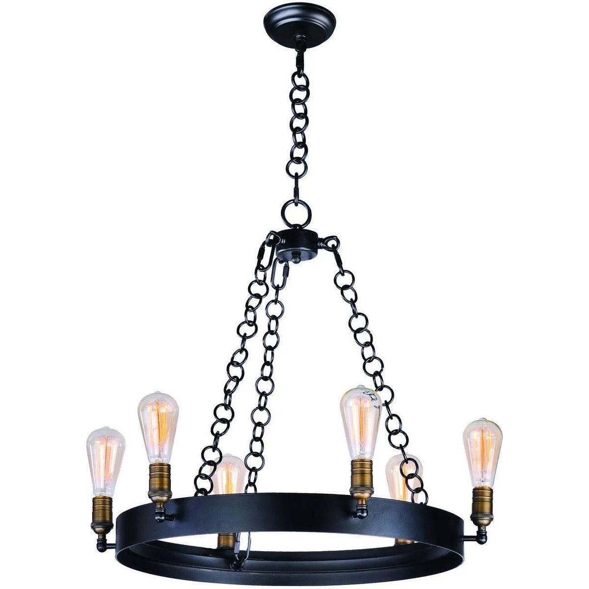 Maxim Lighting - Noble Chandelier - 26273BKNAB | Montreal Lighting & Hardware