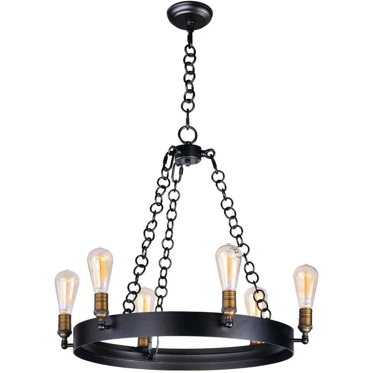 Maxim Lighting - Noble Chandelier - 26273BKNAB/BUI | Montreal Lighting & Hardware