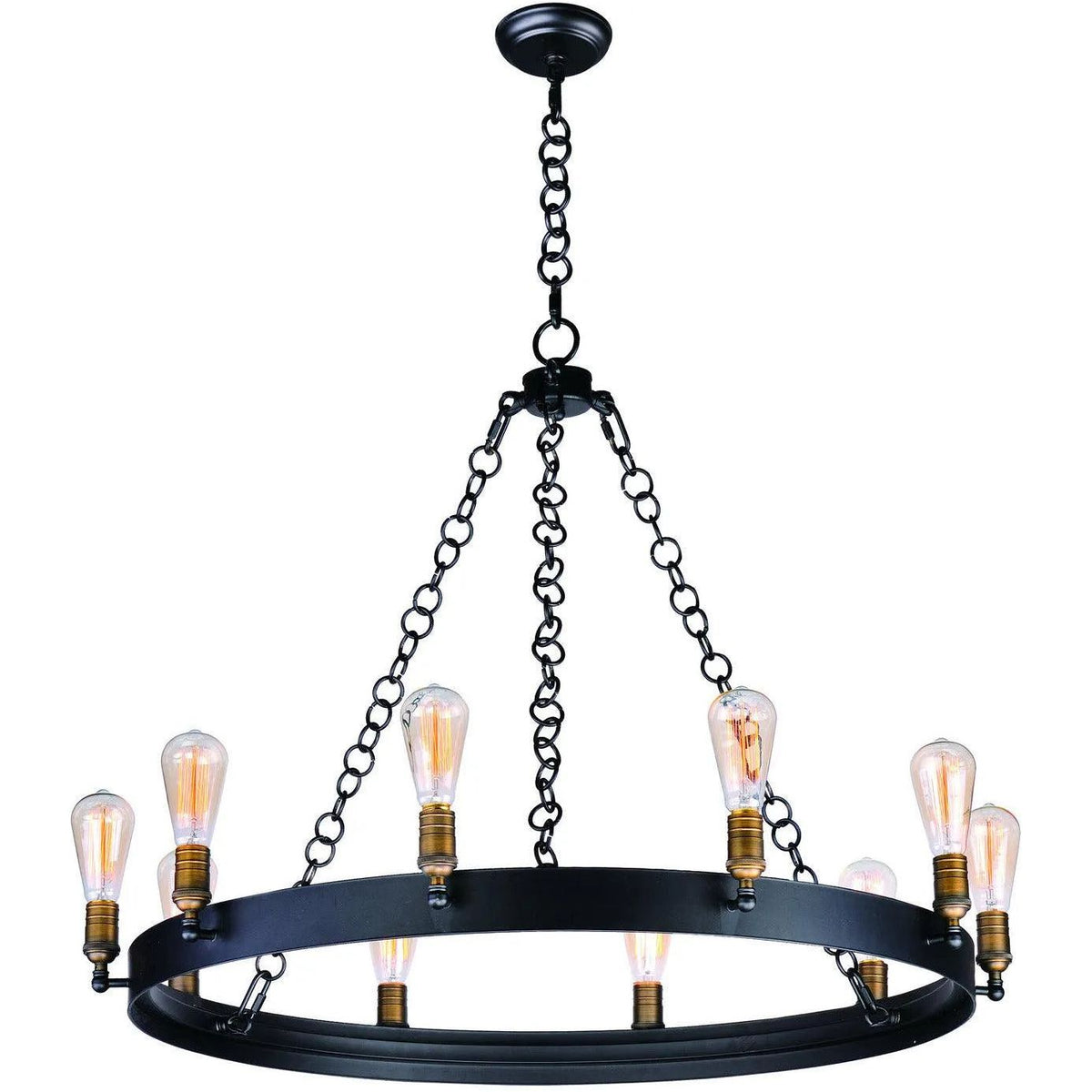 Maxim Lighting - Noble Chandelier - 26275BKNAB | Montreal Lighting & Hardware