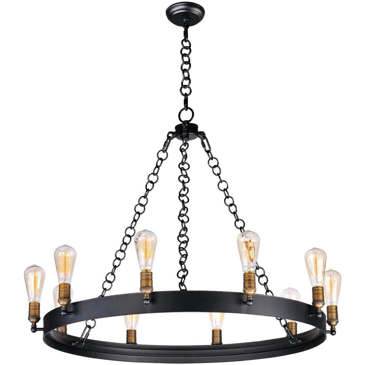 Maxim Lighting - Noble Chandelier - 26275BKNAB/BUI | Montreal Lighting & Hardware