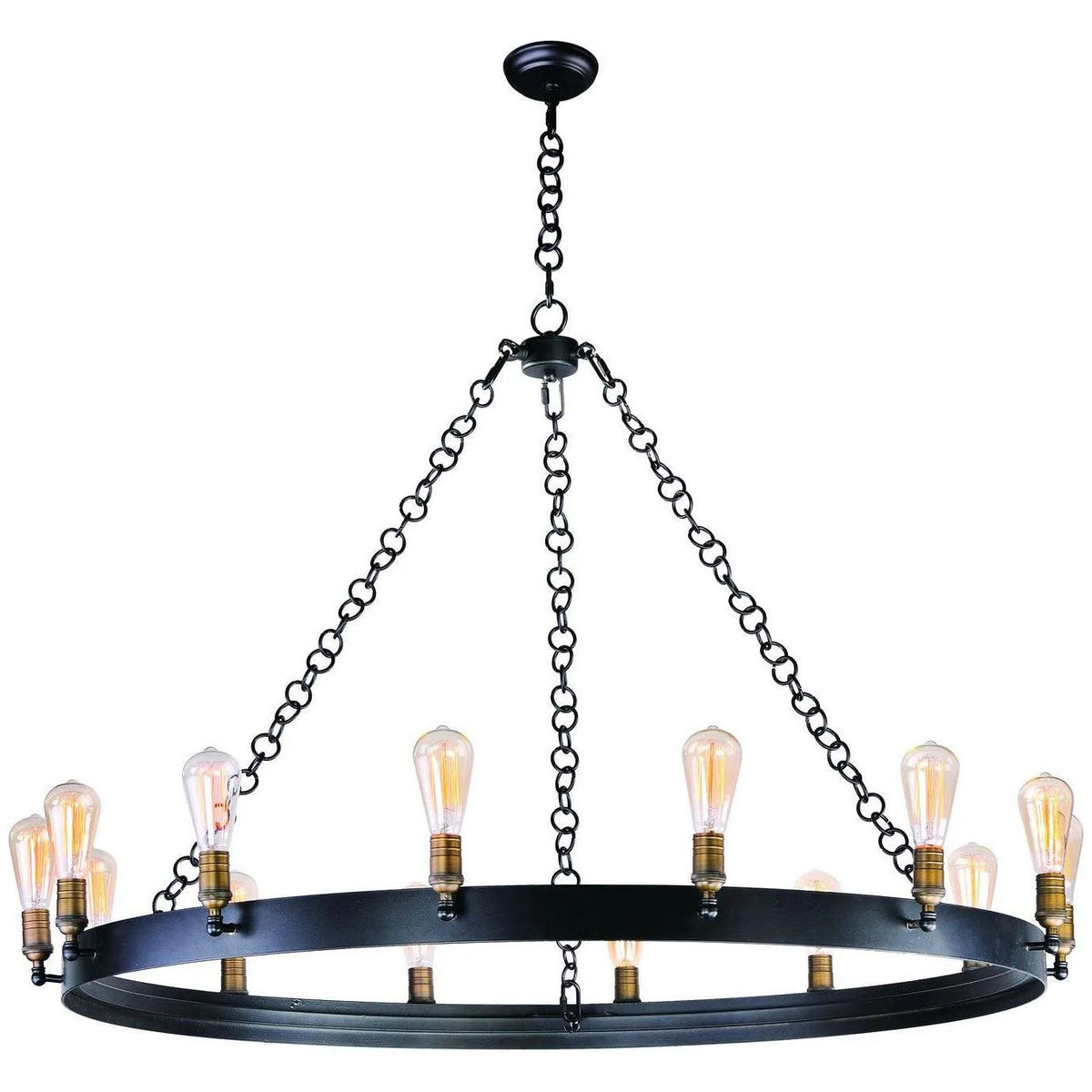 Maxim Lighting - Noble Chandelier - 26276BKNAB | Montreal Lighting & Hardware