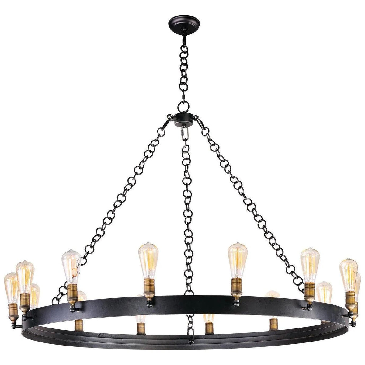 Maxim Lighting - Noble Chandelier - 26276BKNAB/BUI | Montreal Lighting & Hardware