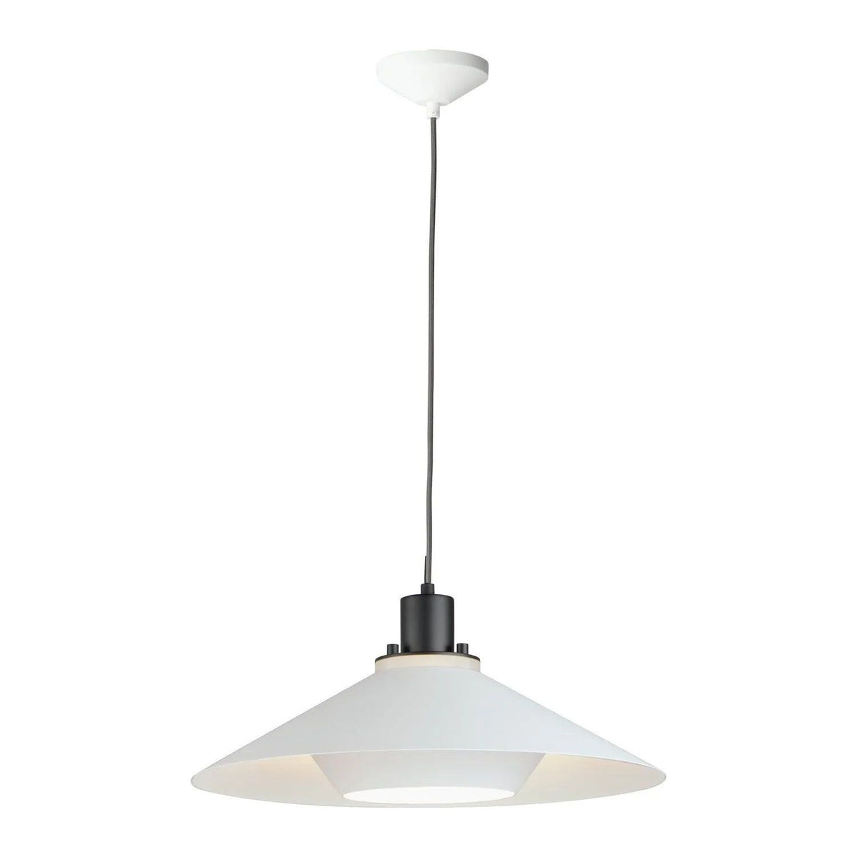 Maxim Lighting - Oslo Pendant - 11414BKWT | Montreal Lighting & Hardware