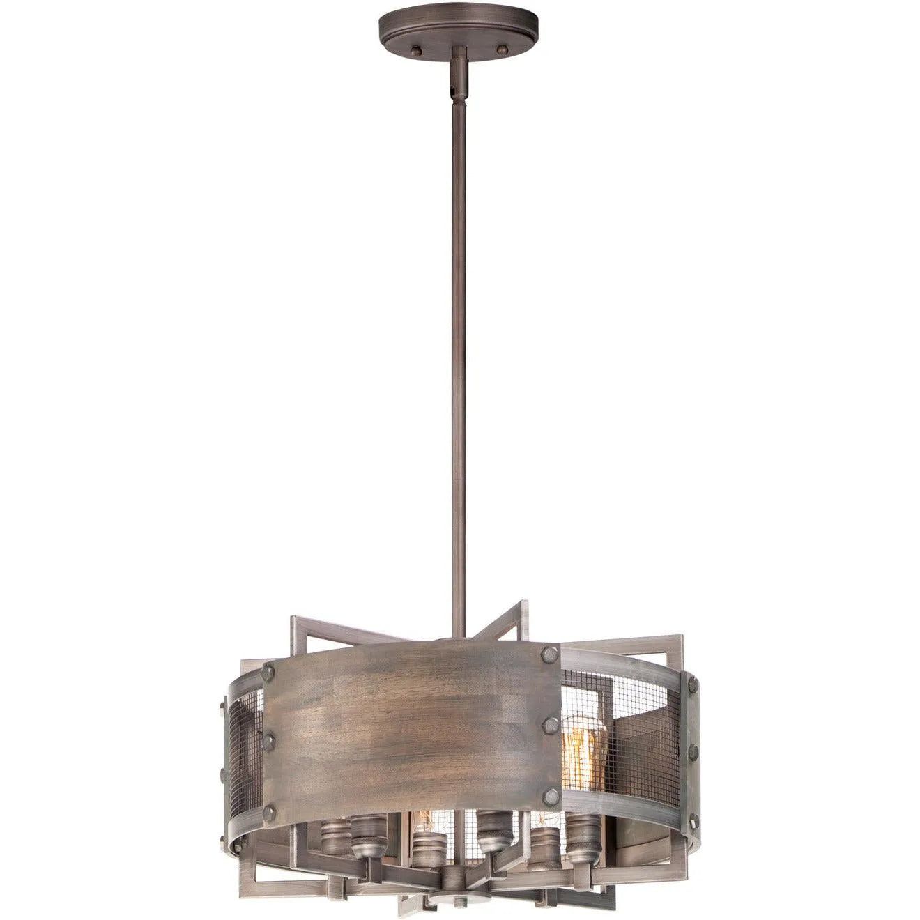 Maxim Lighting - Outland Drum Pendant - 25265BWWZ | Montreal Lighting & Hardware