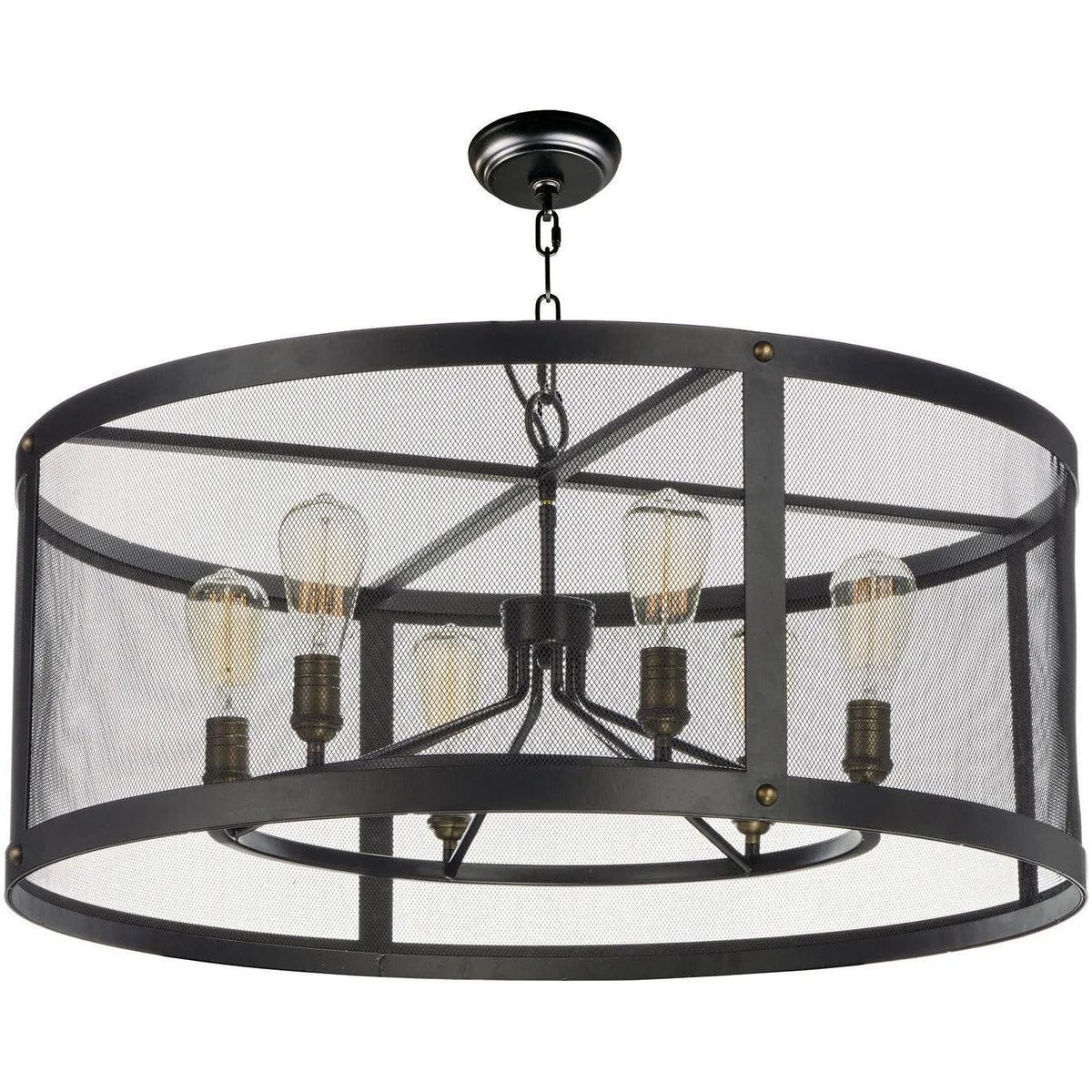 Maxim Lighting - Palladium Chandelier - 20114BKNAB | Montreal Lighting & Hardware