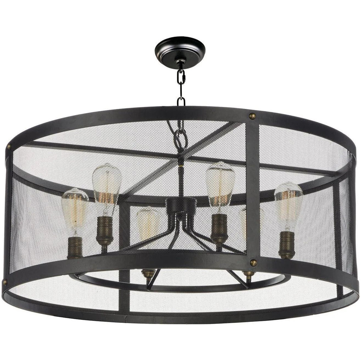 Maxim Lighting - Palladium Chandelier - 20114BKNAB/BUI | Montreal Lighting & Hardware