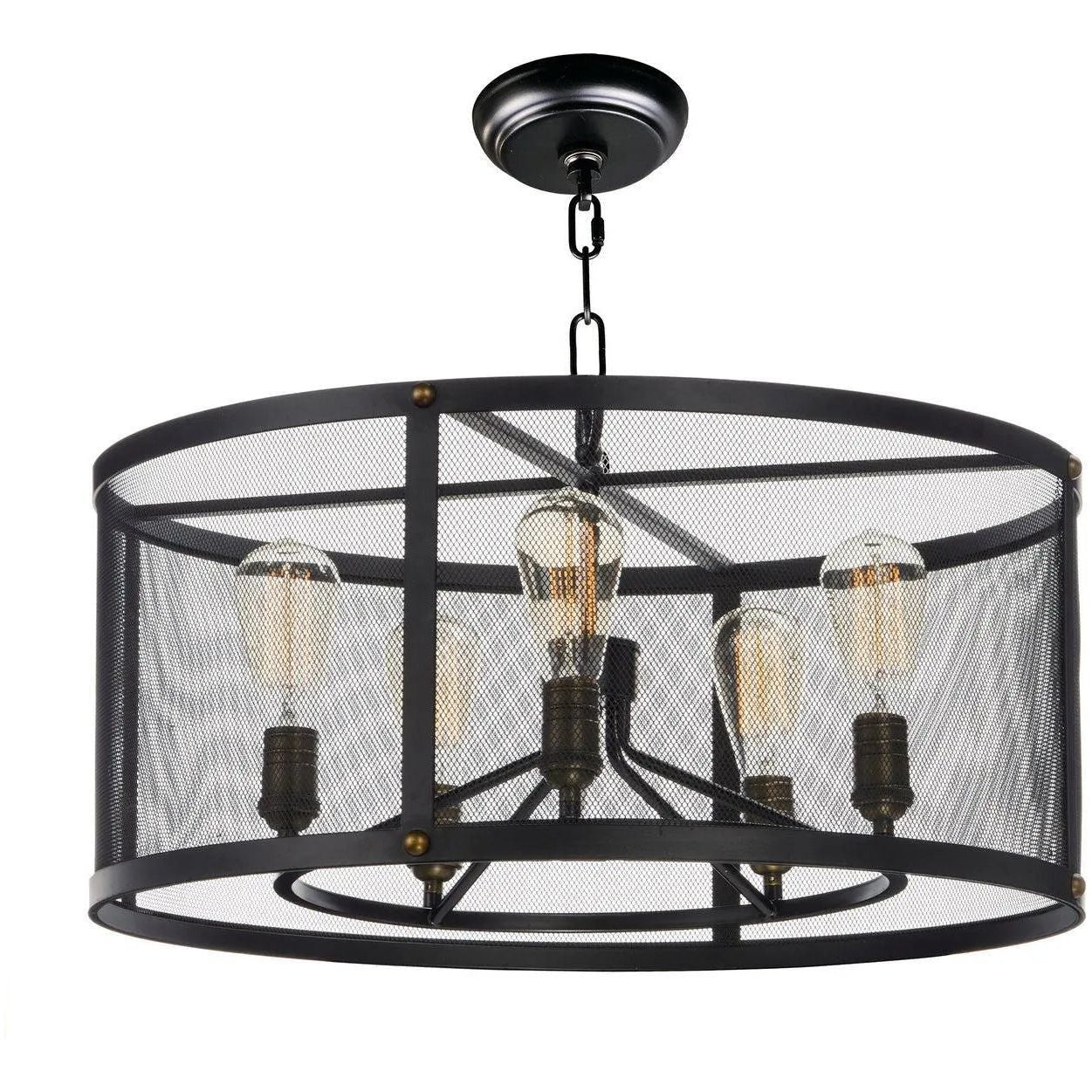 Maxim Lighting - Palladium Chandelier - 20115BKNAB | Montreal Lighting & Hardware