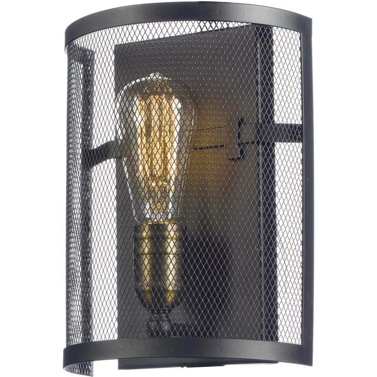 Maxim Lighting - Palladium Wall Sconce - 20112BKNAB | Montreal Lighting & Hardware