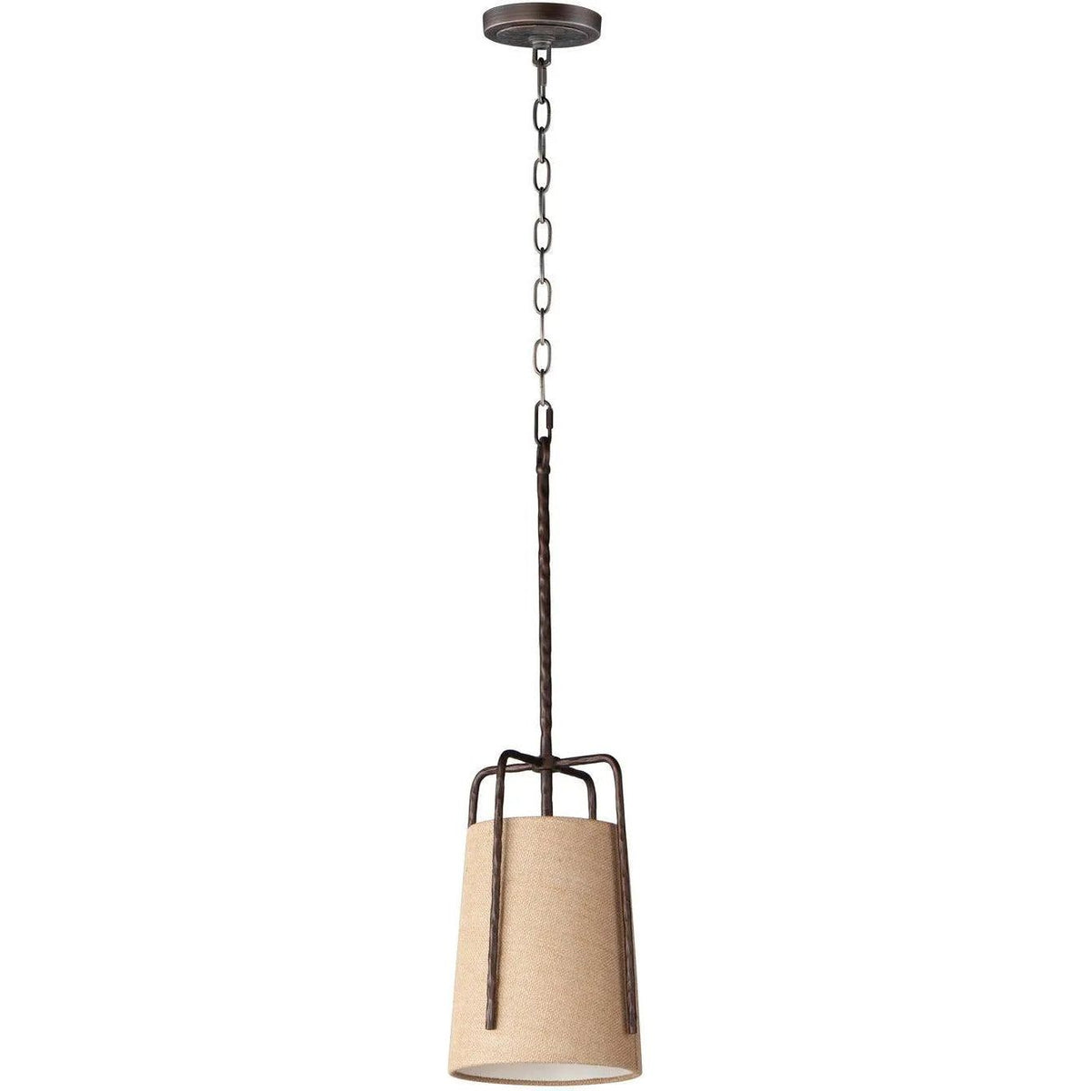 Maxim Lighting - Pitchfork Mini Pendant - 10198BROI | Montreal Lighting & Hardware