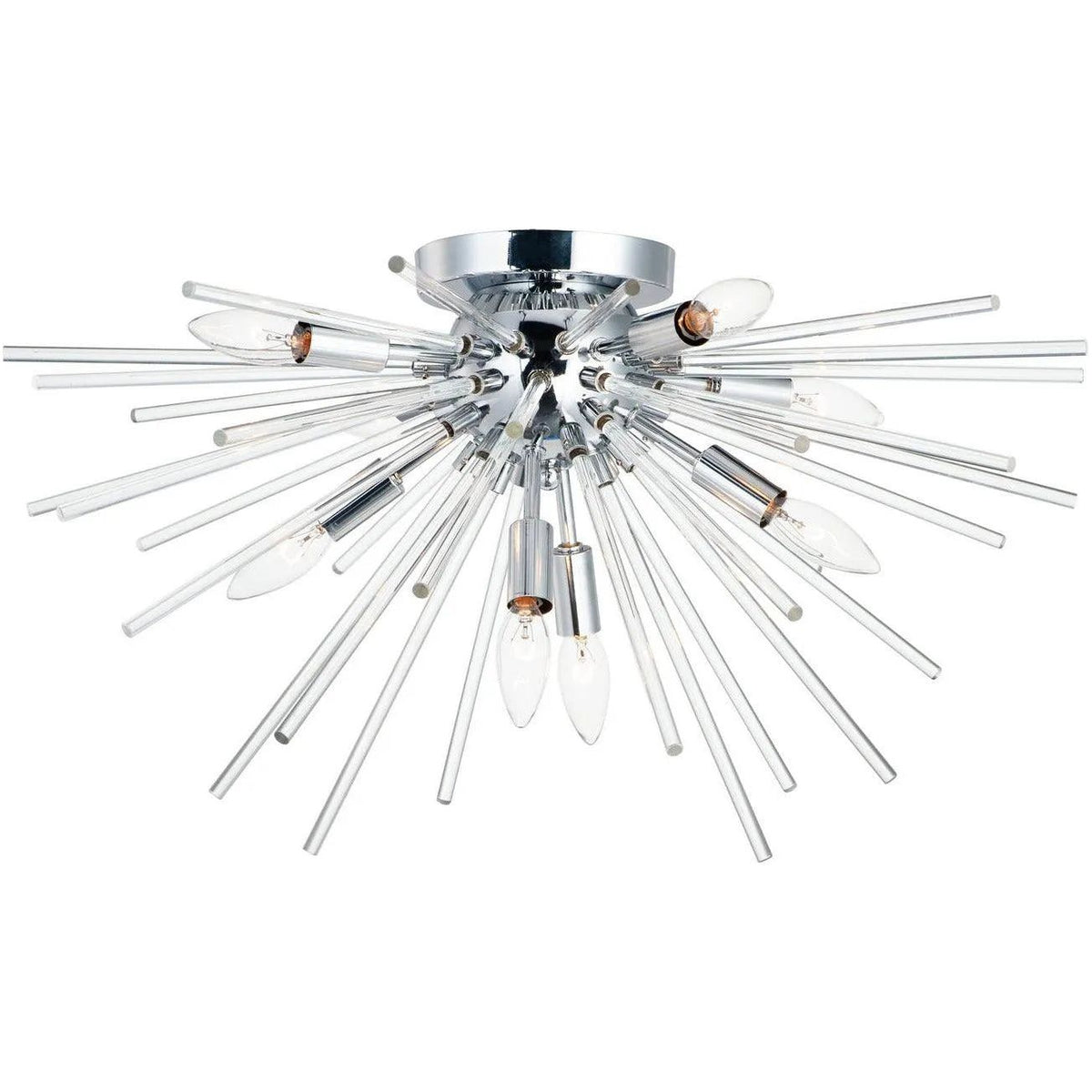 Maxim Lighting - Polaris Flush Mount - 28660CLPC | Montreal Lighting & Hardware