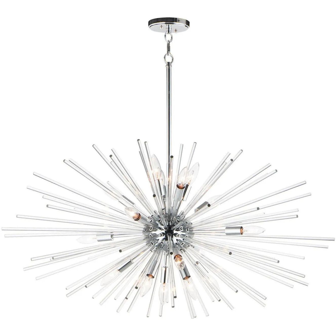 Maxim Lighting - Polaris Oval Pendant - 28668CLPC | Montreal Lighting & Hardware