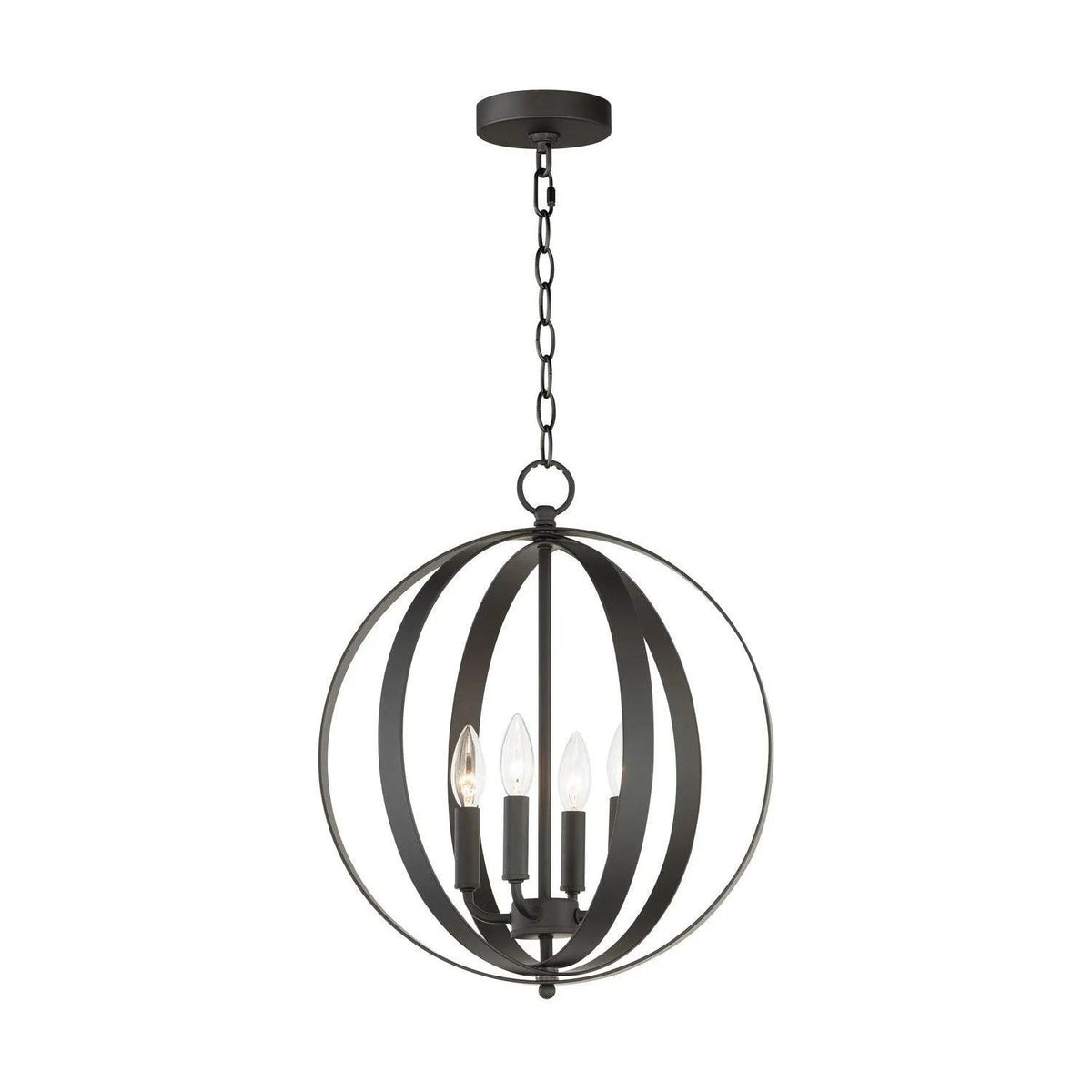 Maxim Lighting - Provident Orb Chandelier - 10031BK | Montreal Lighting & Hardware