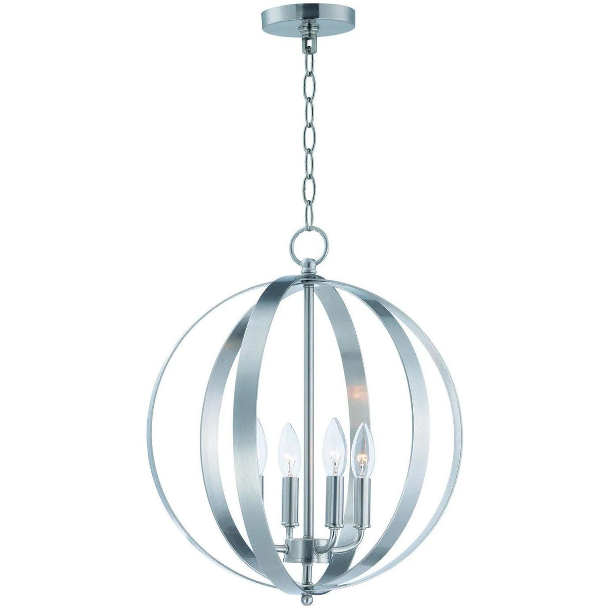 Maxim Lighting - Provident Orb Chandelier - 10031SN | Montreal Lighting & Hardware