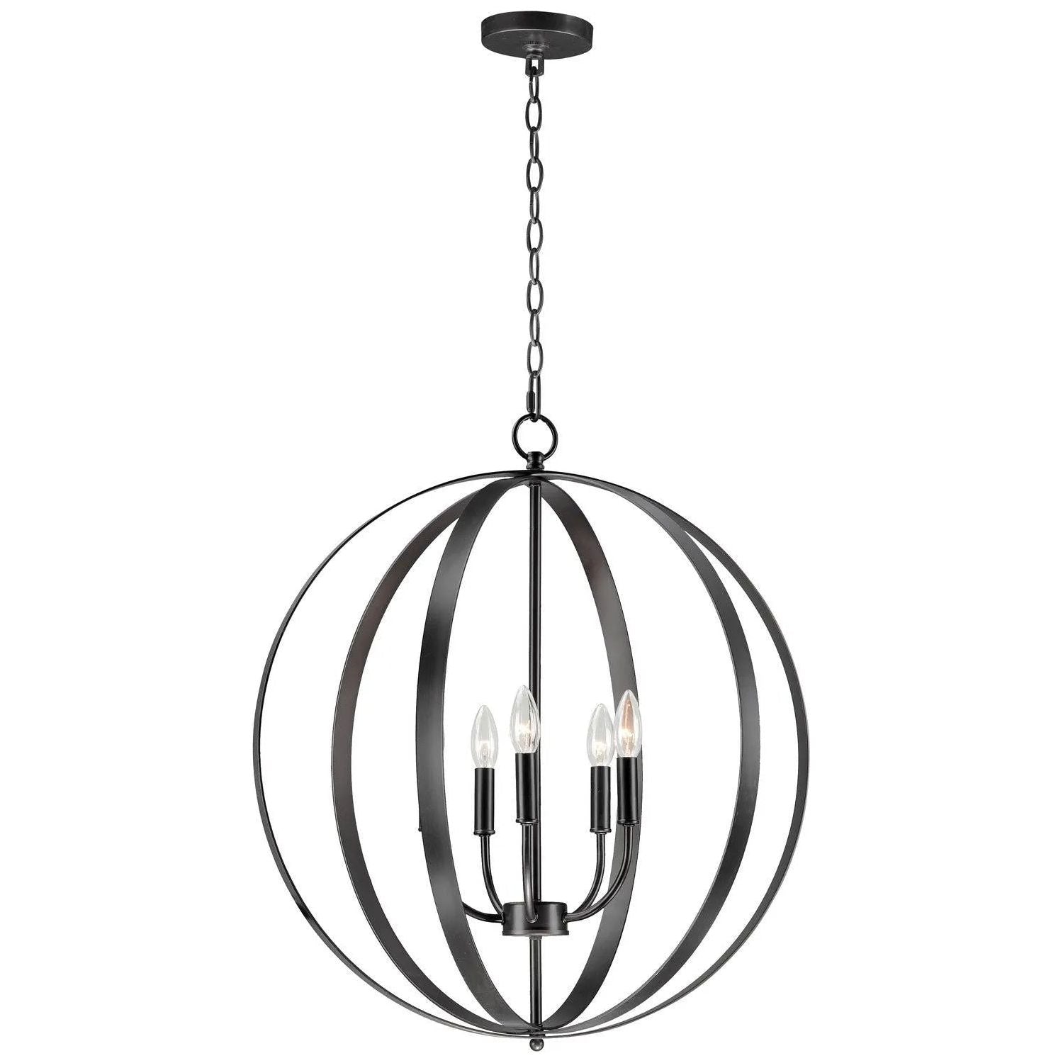 Maxim Lighting - Provident Orb Chandelier - 10032BK | Montreal Lighting & Hardware