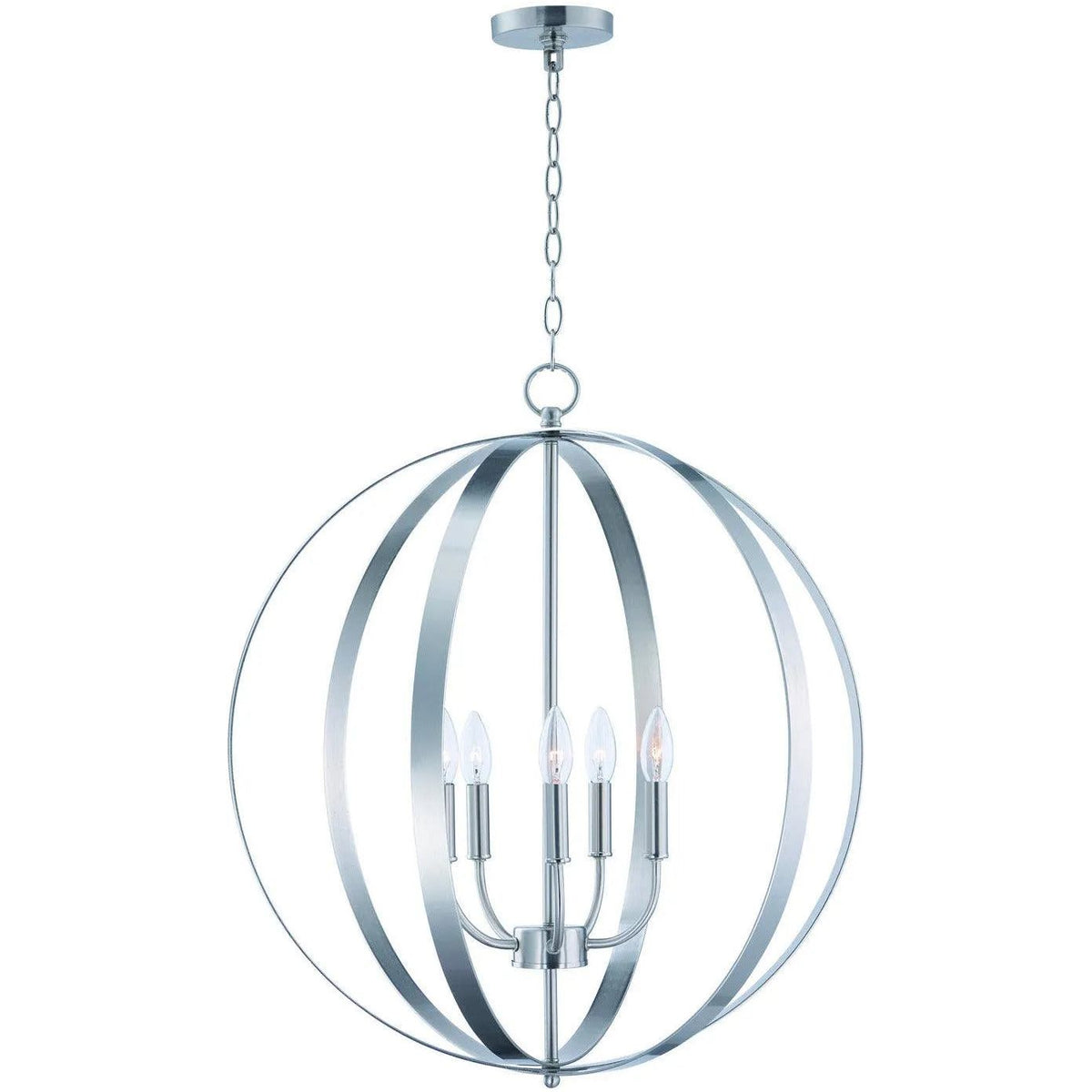 Maxim Lighting - Provident Orb Chandelier - 10032SN | Montreal Lighting & Hardware