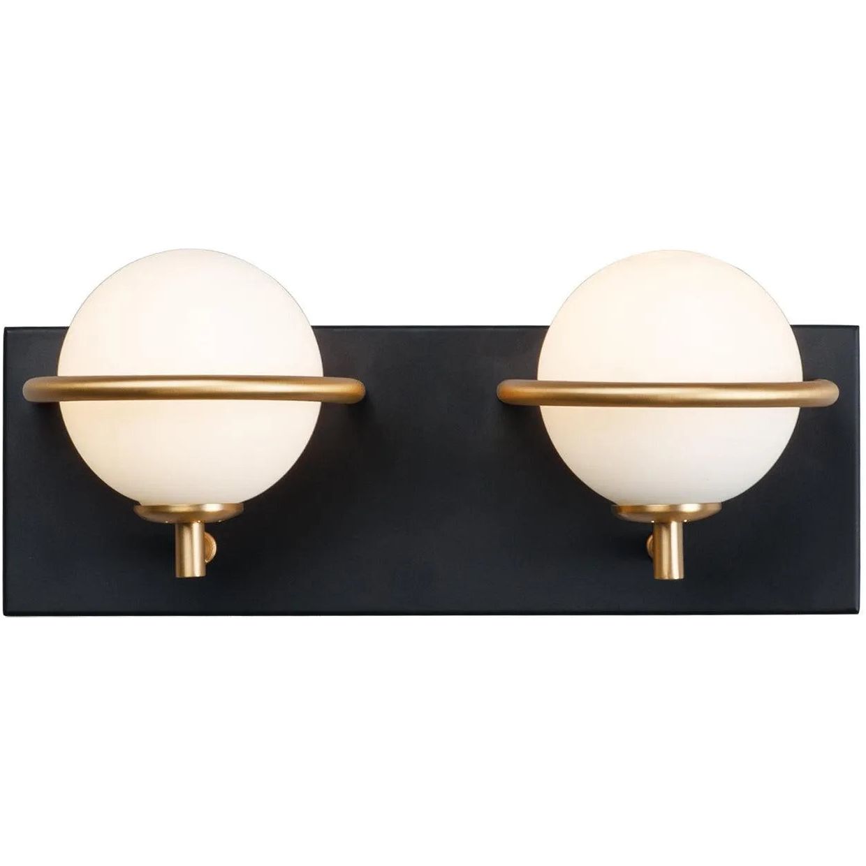 Maxim Lighting - Revolve LED Bath Vanity - 21602SWBKGLD | Montreal Lighting & Hardware