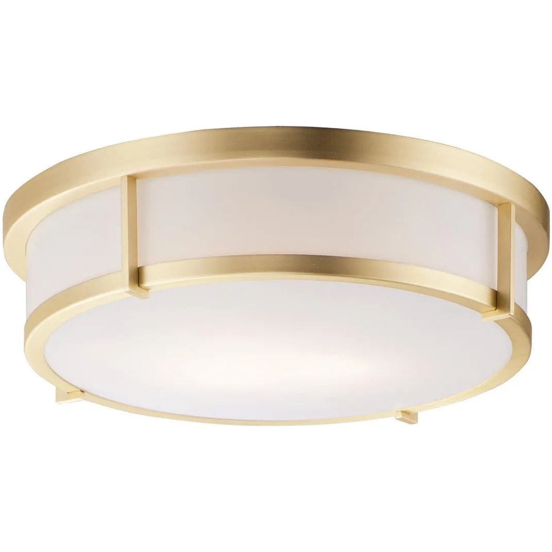 Maxim Lighting - Rogue Flush Mount - 10270WTSBR | Montreal Lighting & Hardware