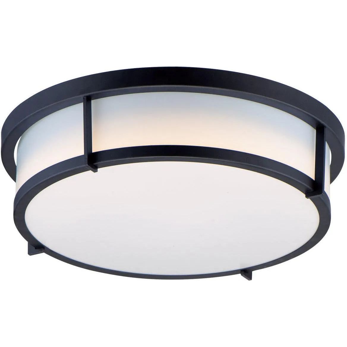 Maxim Lighting - Rogue LED Flush Mount - 10274WTBK | Montreal Lighting & Hardware