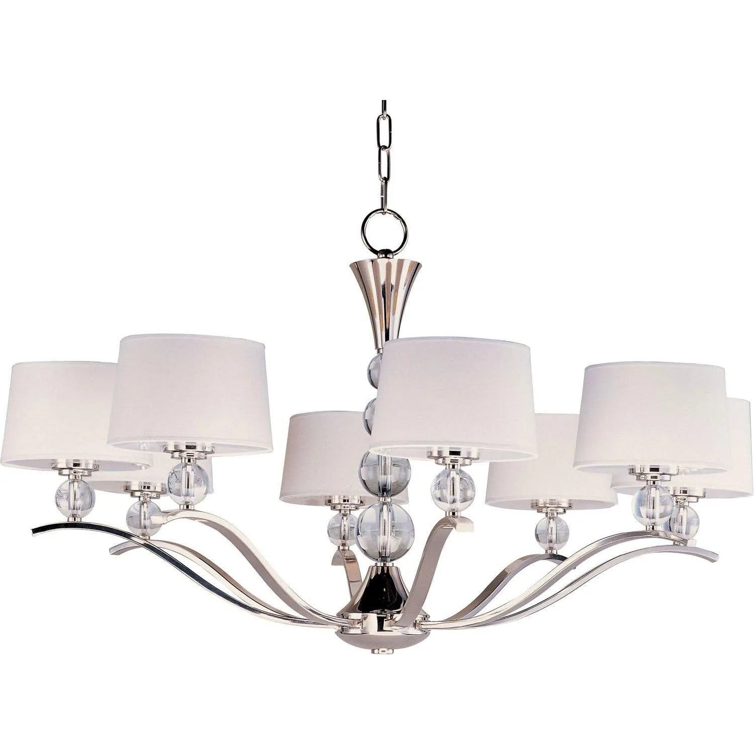 Maxim Lighting - Rondo Chandelier - 12758WTPN | Montreal Lighting & Hardware