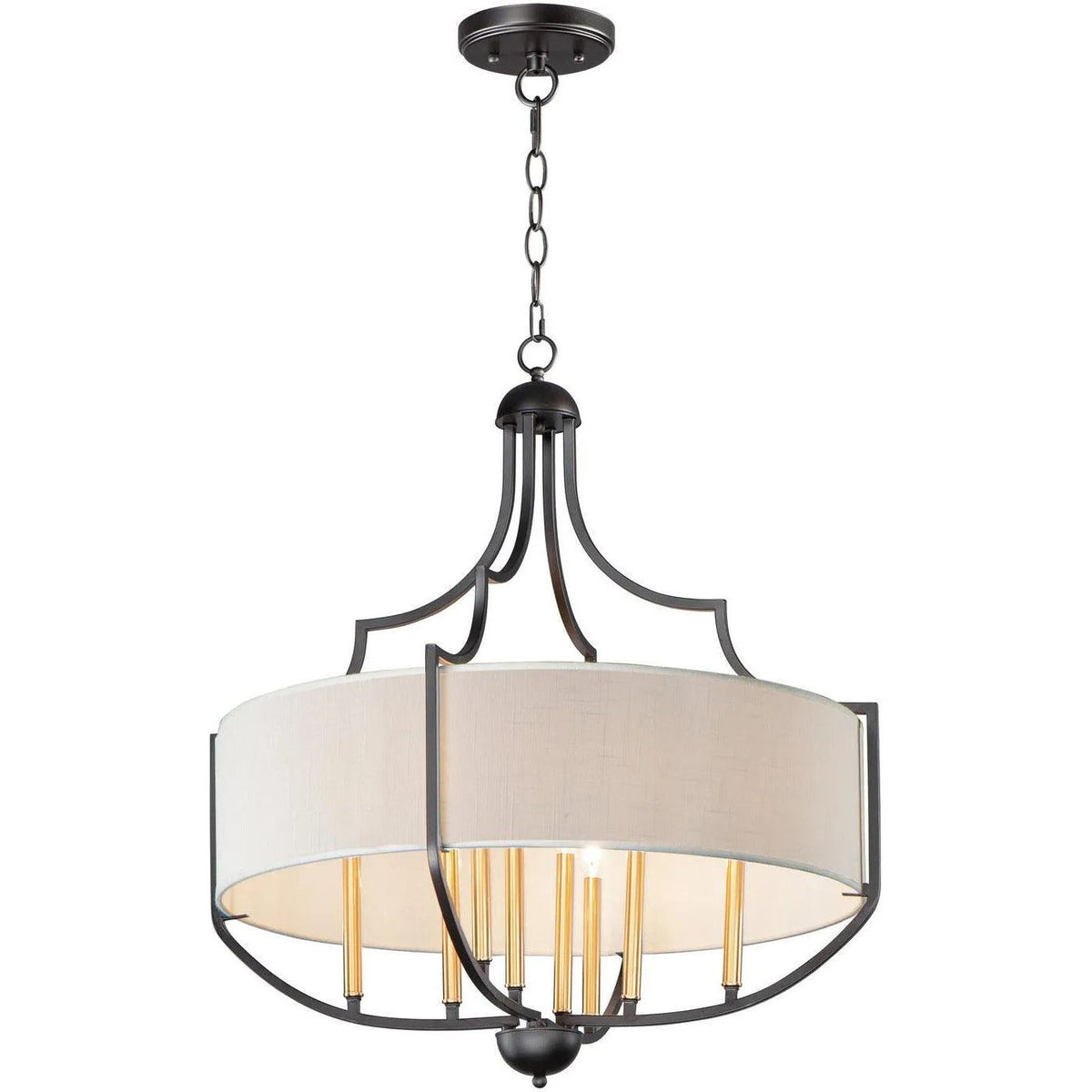 Maxim Lighting - Savant Chandelier - 25285WLBZAB | Montreal Lighting & Hardware