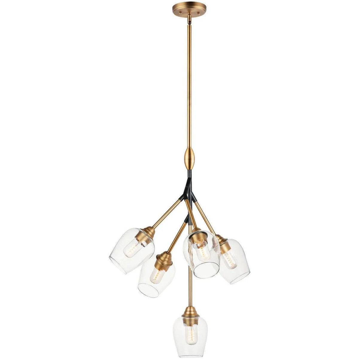 Maxim Lighting - Savvy Pendant - 26343CLABBK | Montreal Lighting & Hardware