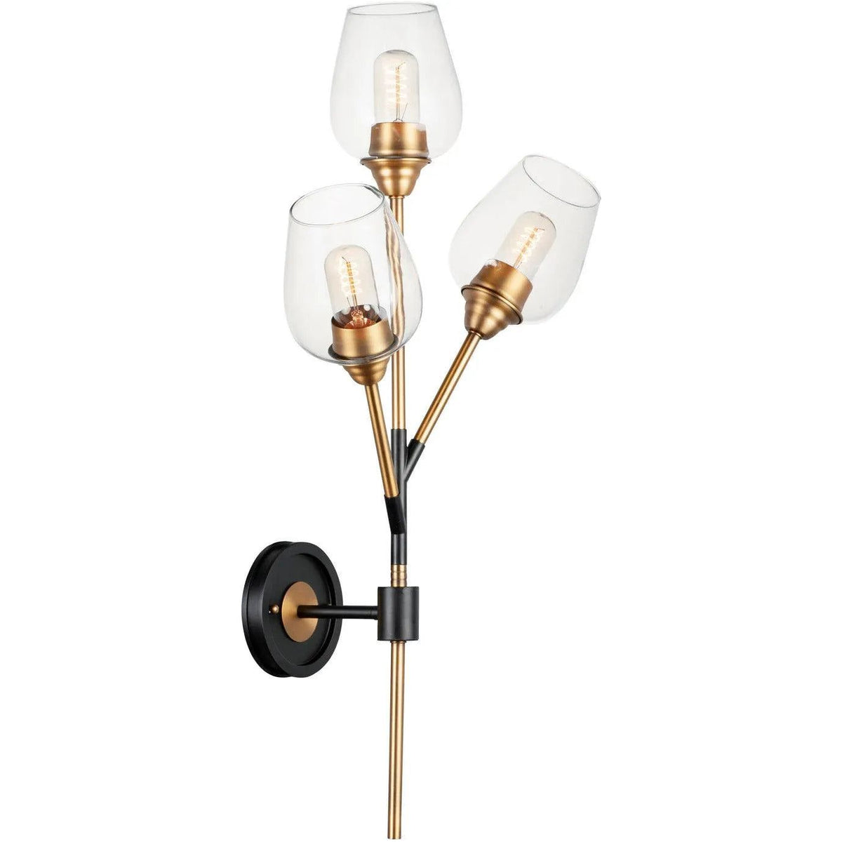 Maxim Lighting - Savvy Wall Sconce - 26341CLABBK | Montreal Lighting & Hardware