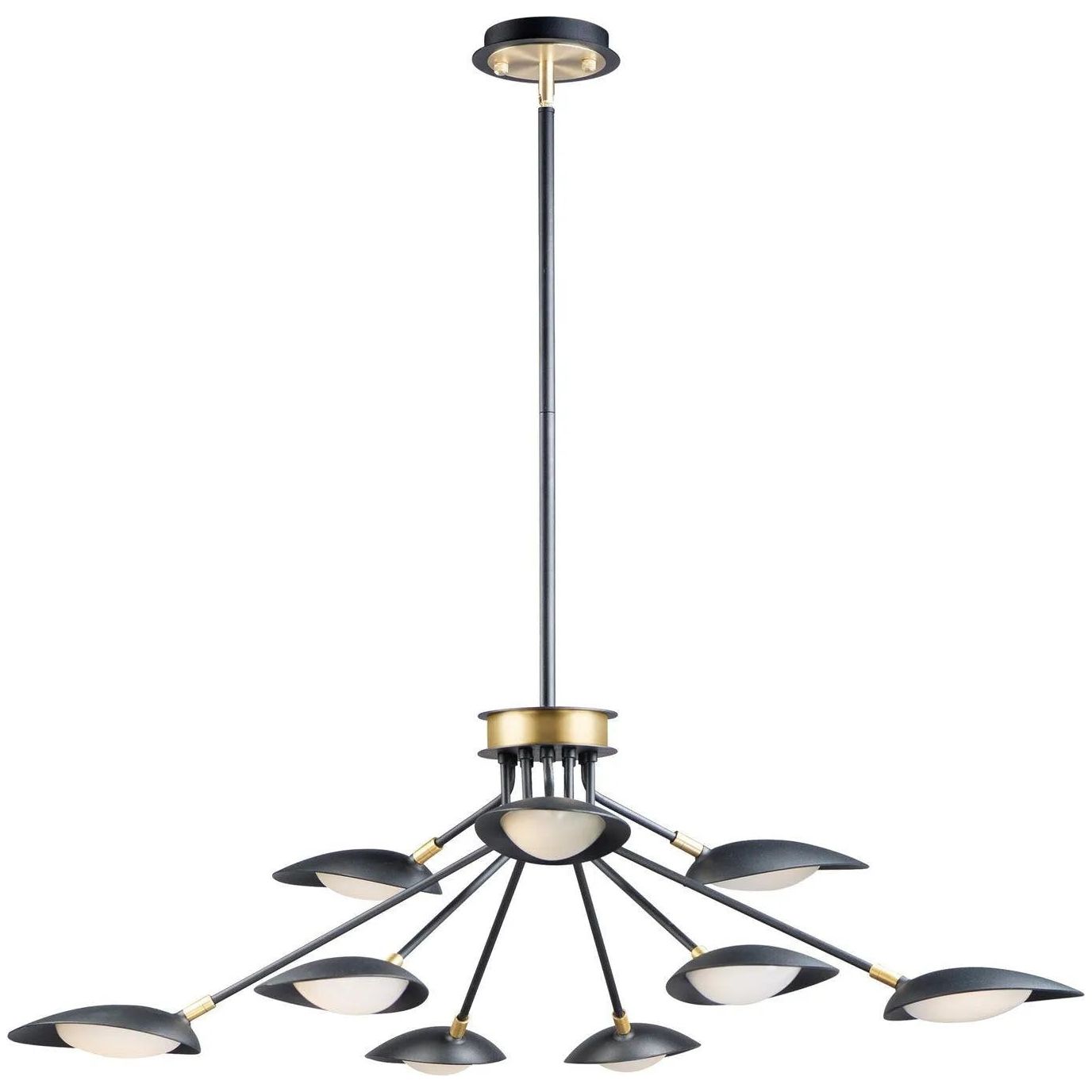 Maxim Lighting - Scan LED Chandelier - 21699BKSBR | Montreal Lighting & Hardware