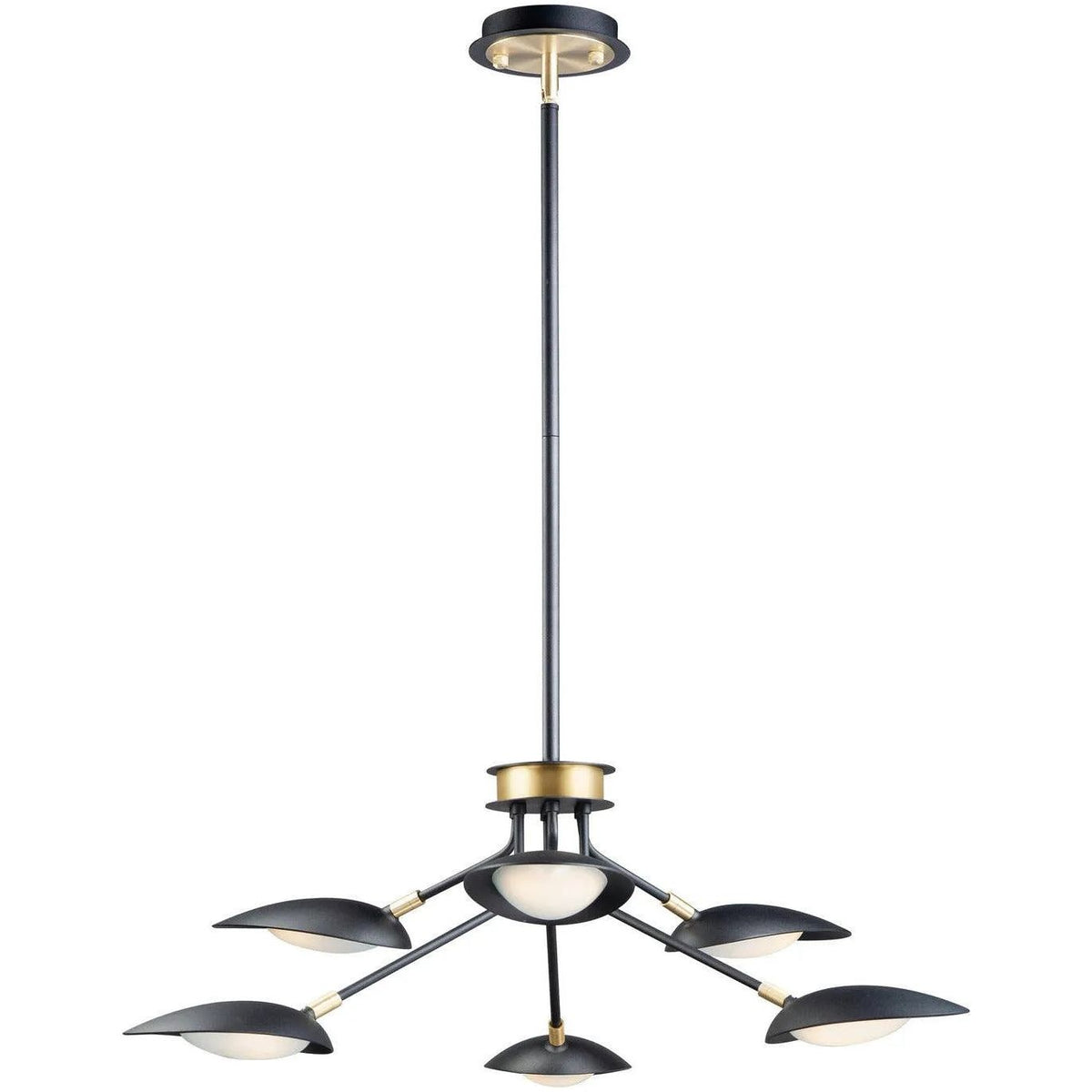 Maxim Lighting - Scan LED Pendant - 21696BKSBR | Montreal Lighting & Hardware