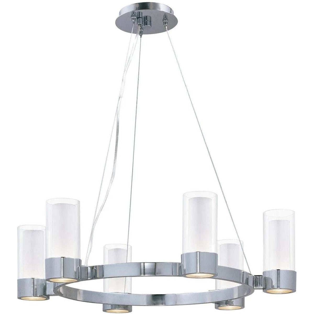 Maxim Lighting - Silo Chandelier - 23077CLFTPC/BUL | Montreal Lighting & Hardware