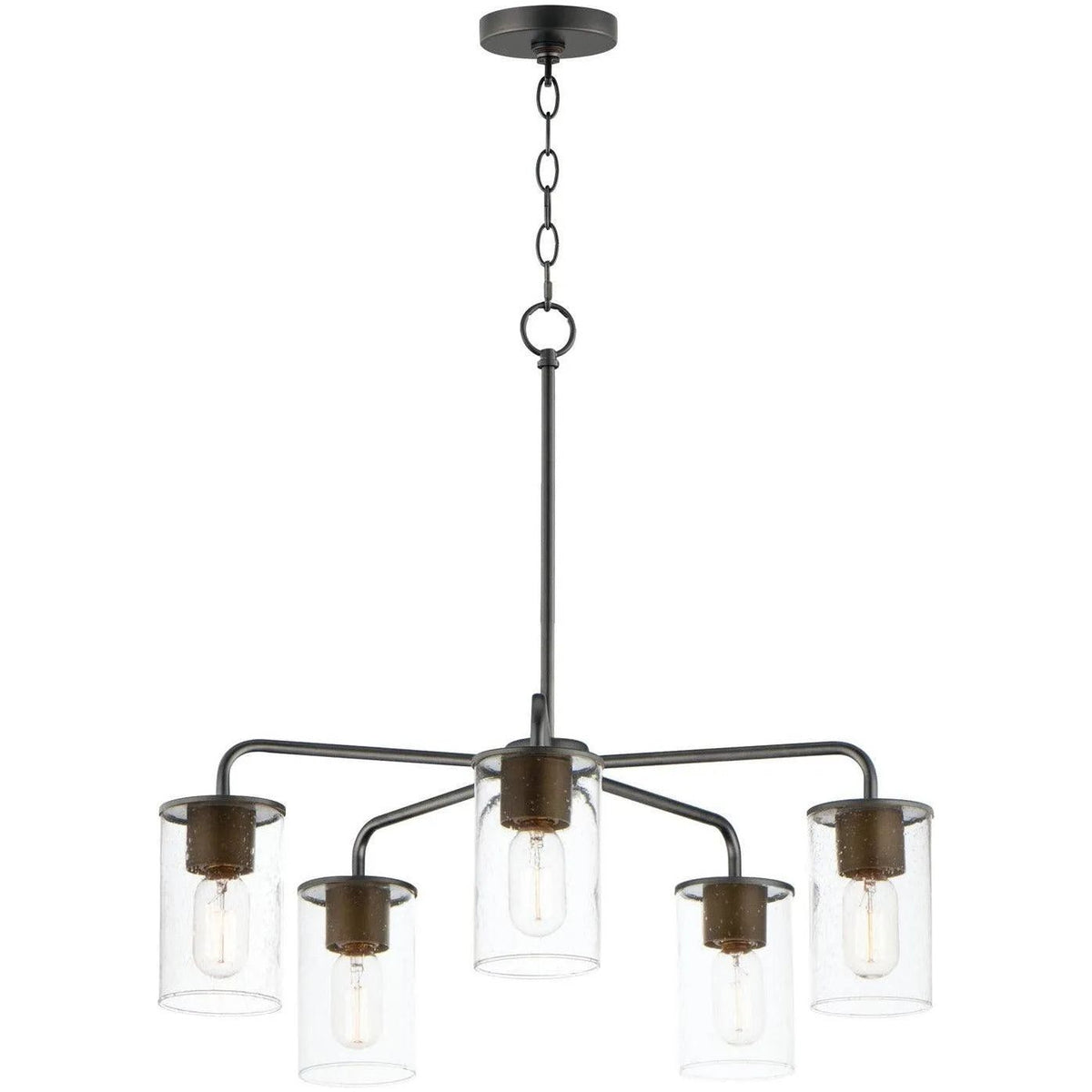 Maxim Lighting - Sleek Chandelier - 11846CDABBK | Montreal Lighting & Hardware