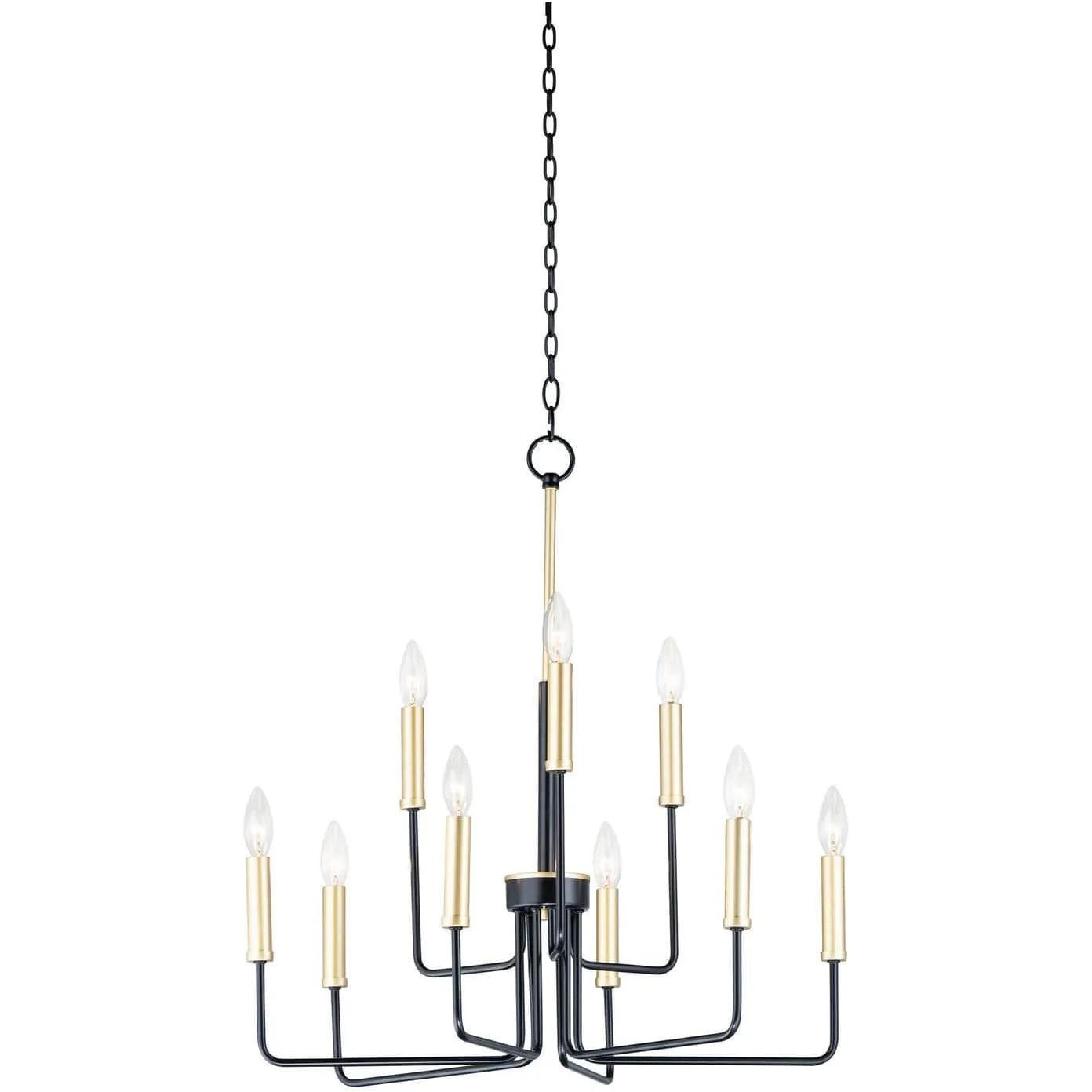 Maxim Lighting - Sullivan Chandelier - 10257BKGLD | Montreal Lighting & Hardware