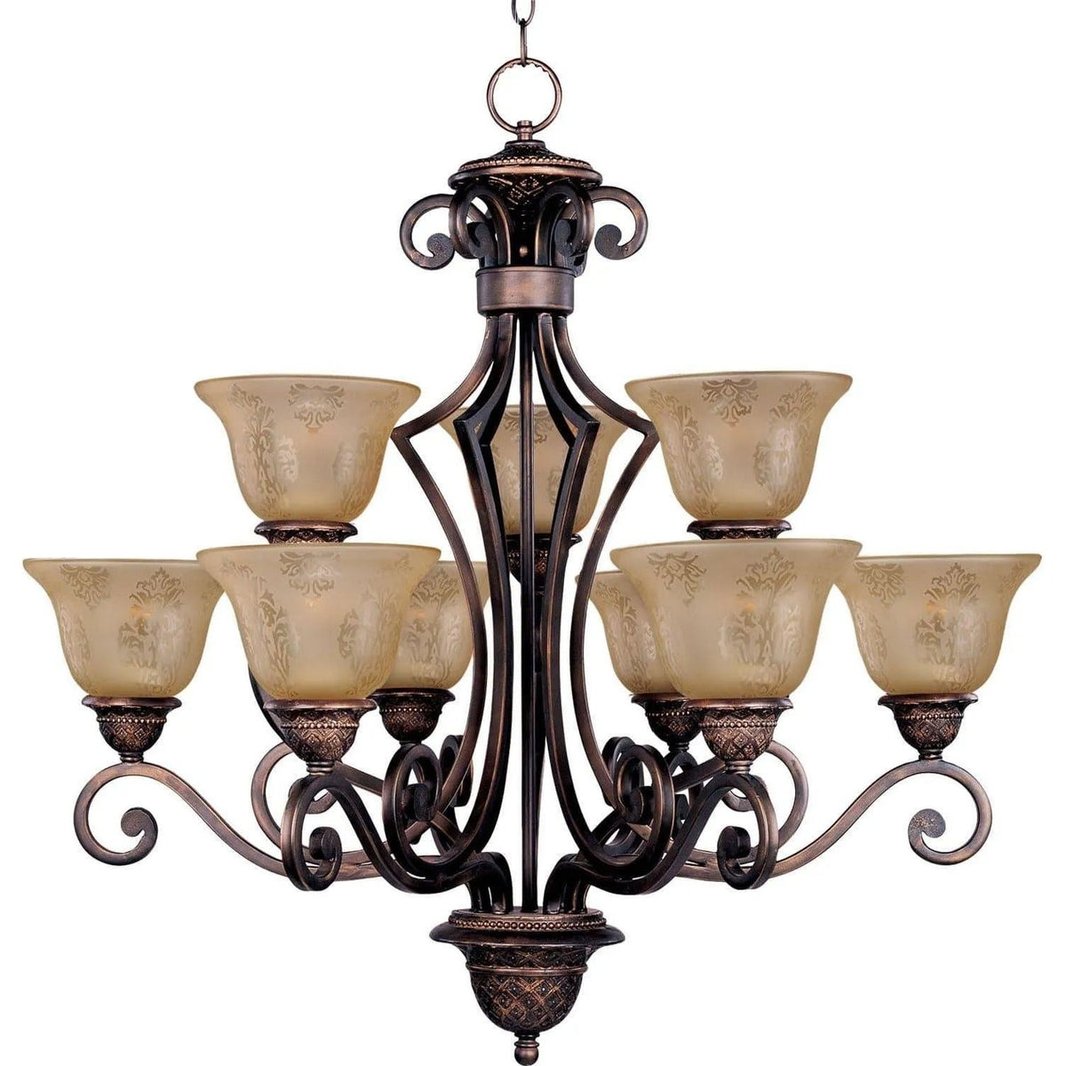 Maxim Lighting - Symphony Chandelier - 11245SAOI | Montreal Lighting & Hardware