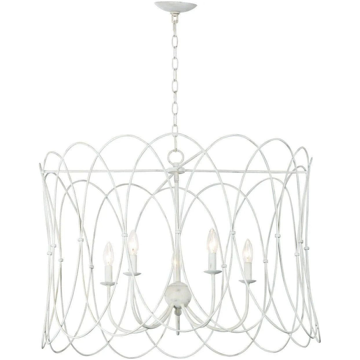 Maxim Lighting - Trellis Chandelier - 27596WWT | Montreal Lighting & Hardware