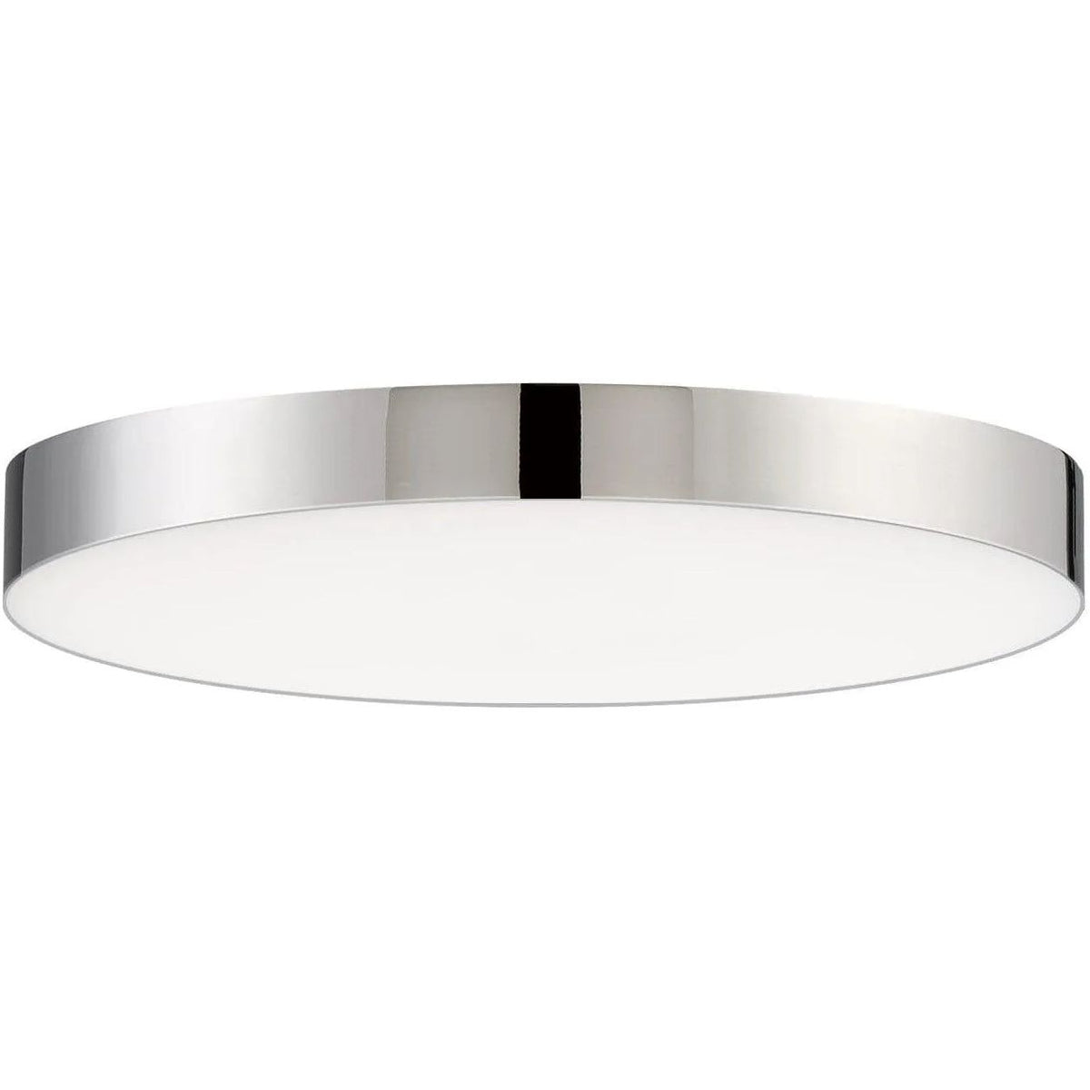 Maxim Lighting - Trim Round LED Flush Mount - 57662WTPC | Montreal Lighting & Hardware