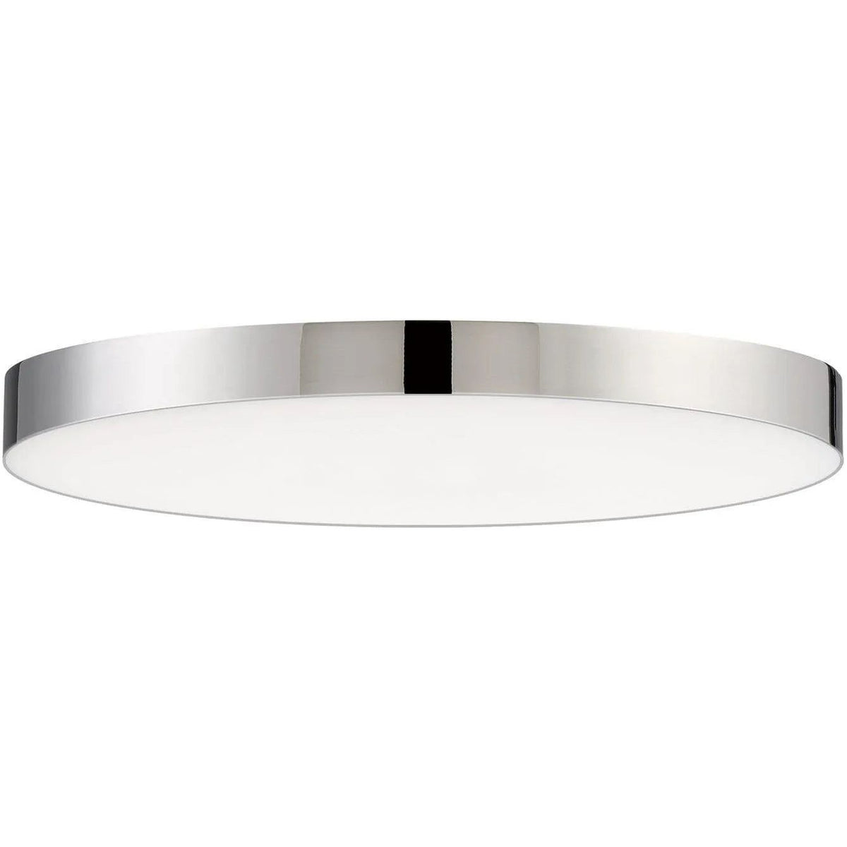 Maxim Lighting - Trim Round LED Flush Mount - 57663WTPC | Montreal Lighting & Hardware