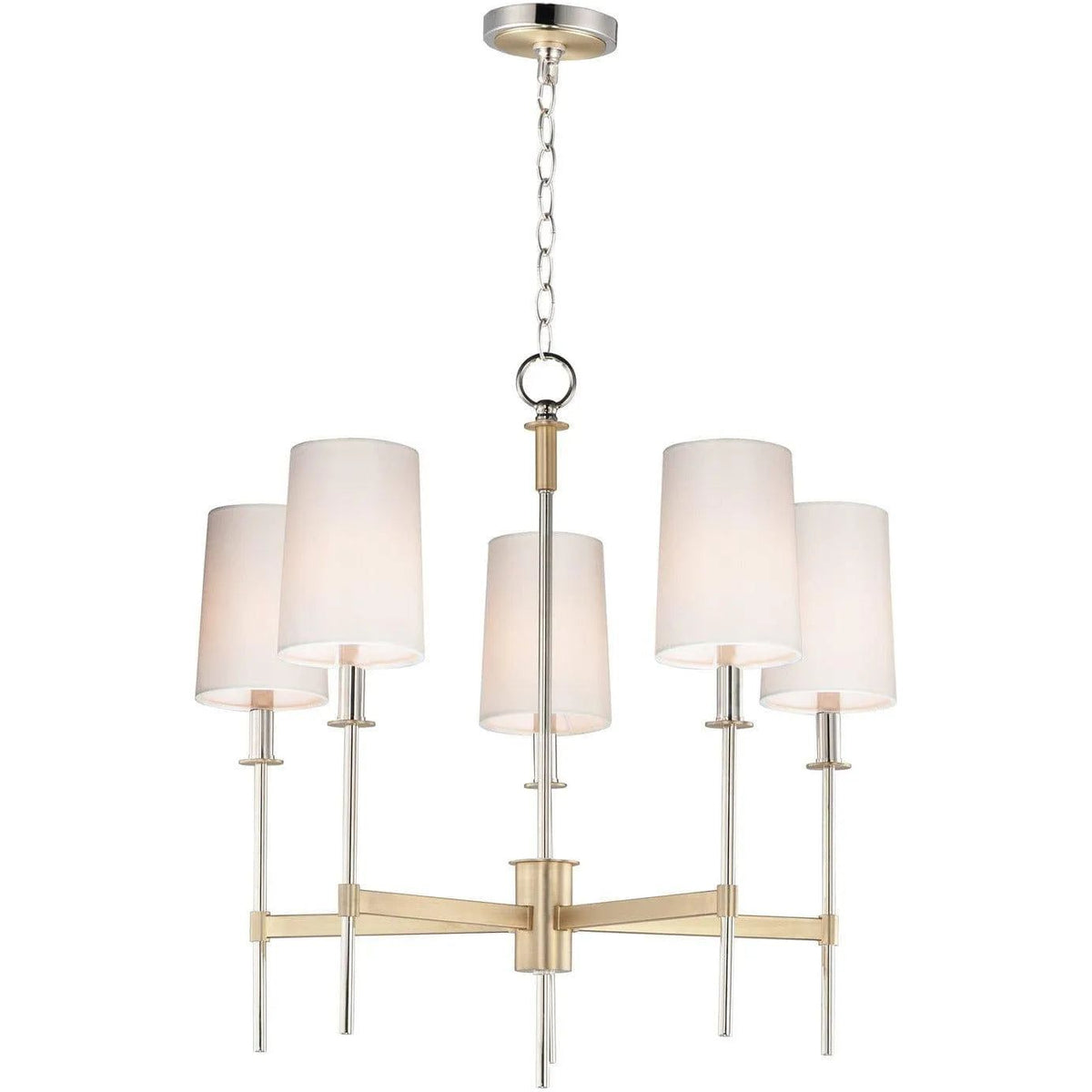 Maxim Lighting - Uptown Chandelier - 32395OFSBRPN | Montreal Lighting & Hardware