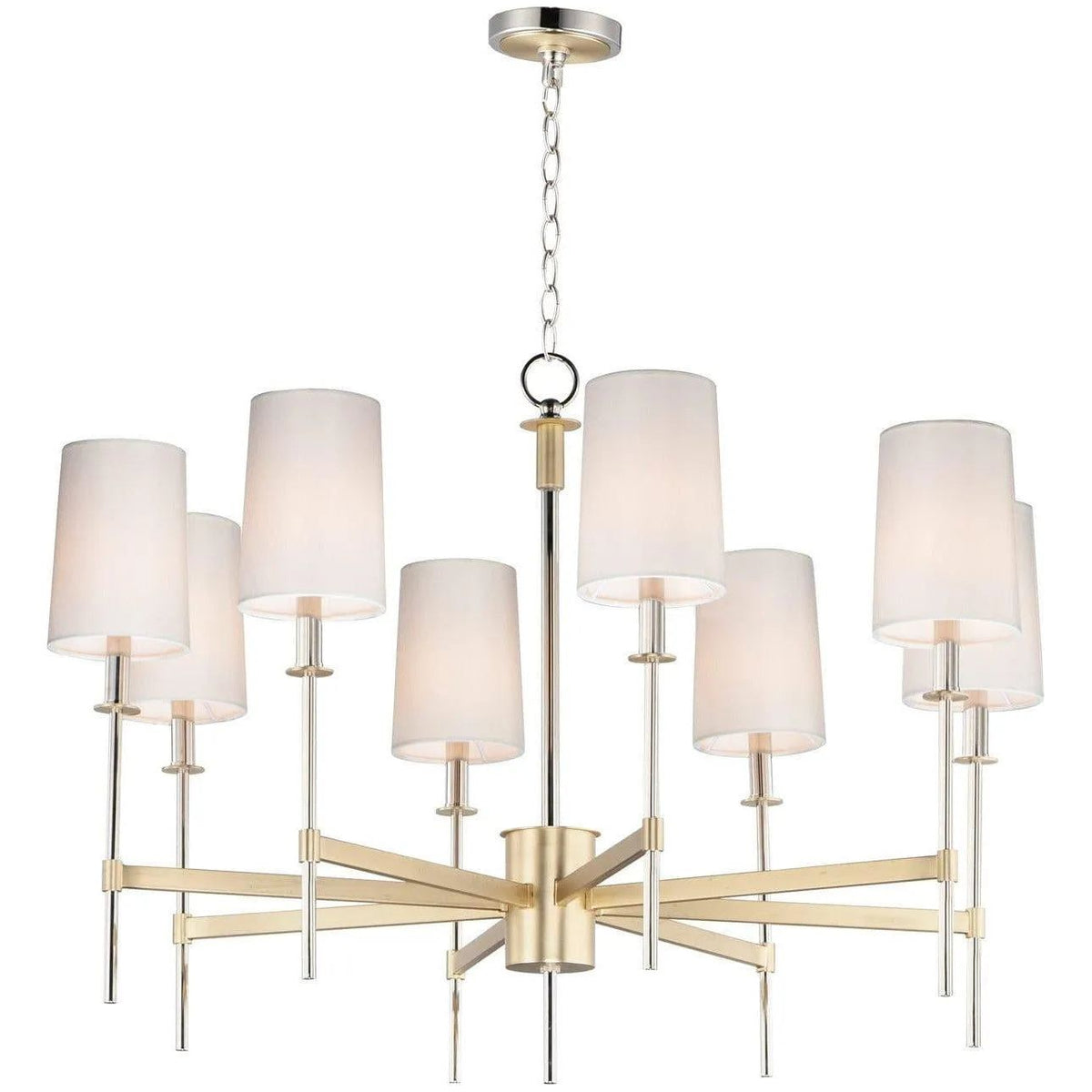 Maxim Lighting - Uptown Chandelier - 32398OFSBRPN | Montreal Lighting & Hardware