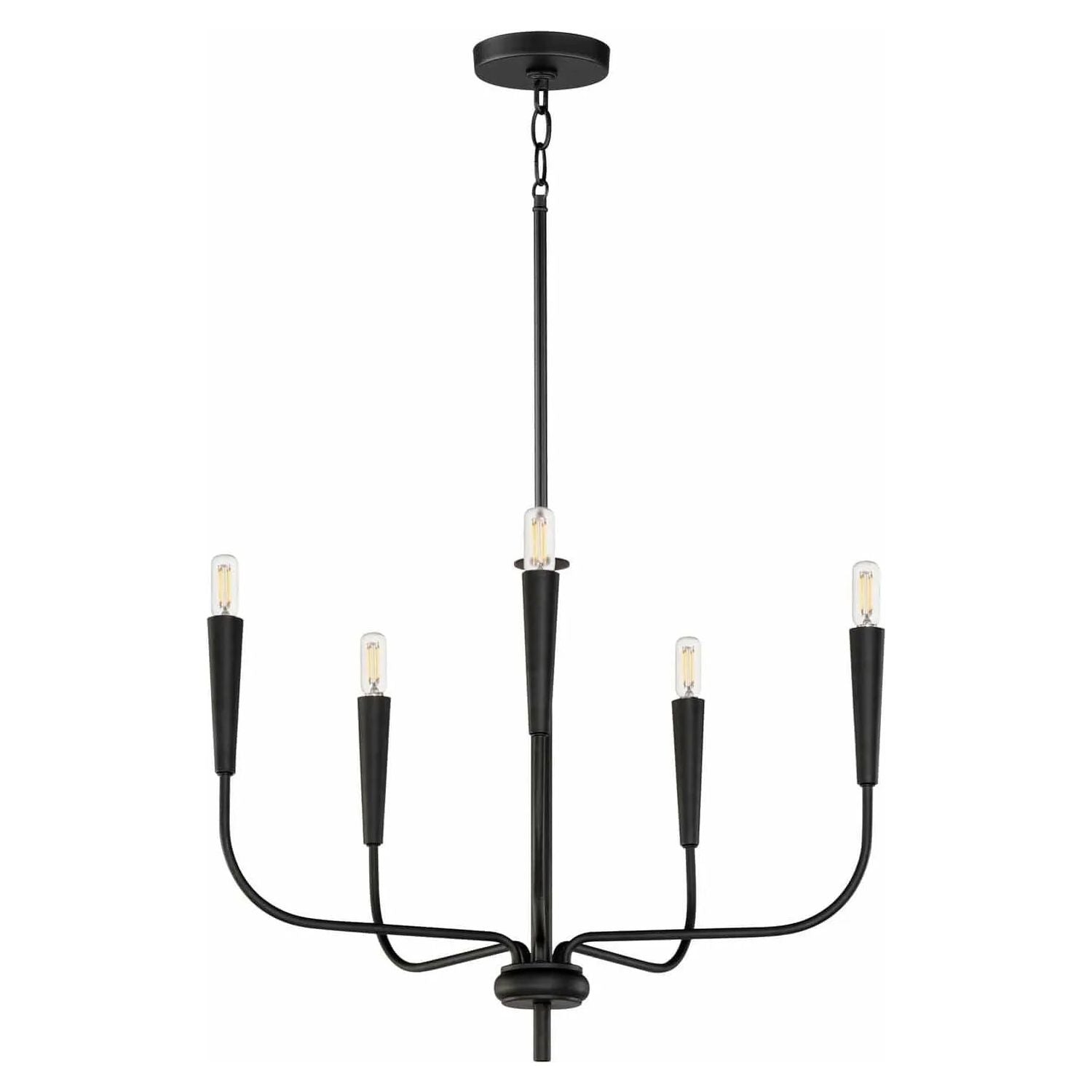 Maxim Lighting - Vela Chandelier - 24815BK | Montreal Lighting & Hardware