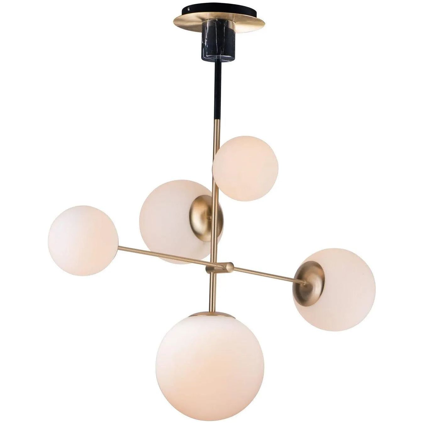 Maxim Lighting - Vesper Chandelier - 26037SWSBRBK | Montreal Lighting & Hardware