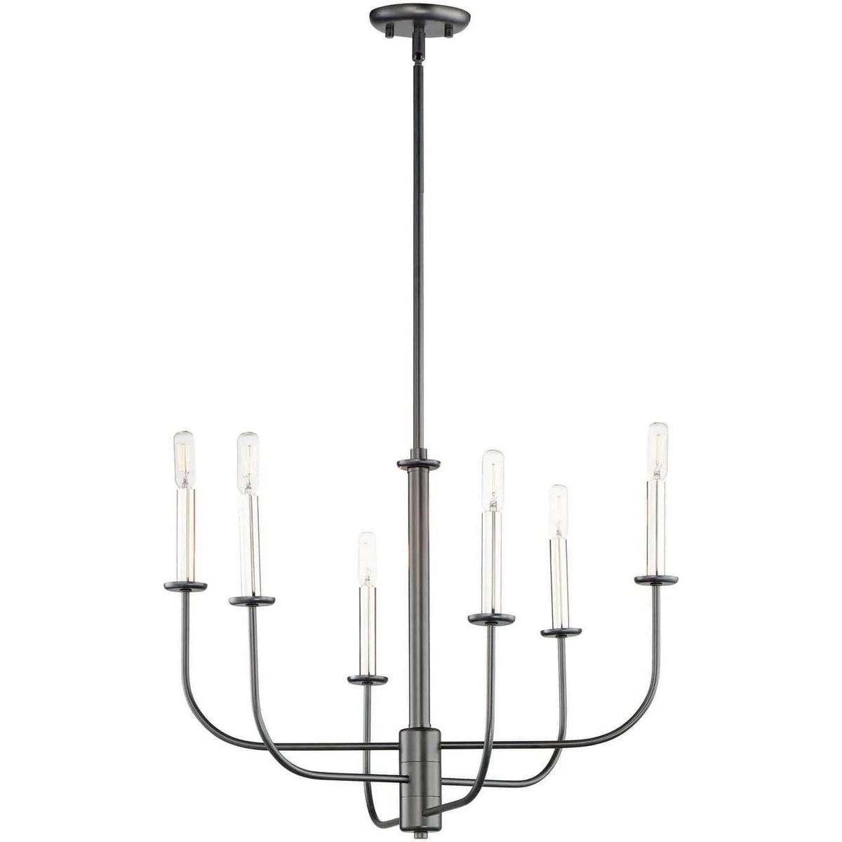 Maxim Lighting - Wesley Chandelier - 10326BKSN | Montreal Lighting & Hardware