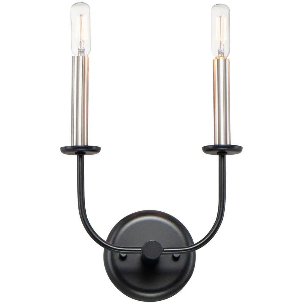 Maxim Lighting - Wesley Wall Sconce - 10322BKSN | Montreal Lighting & Hardware